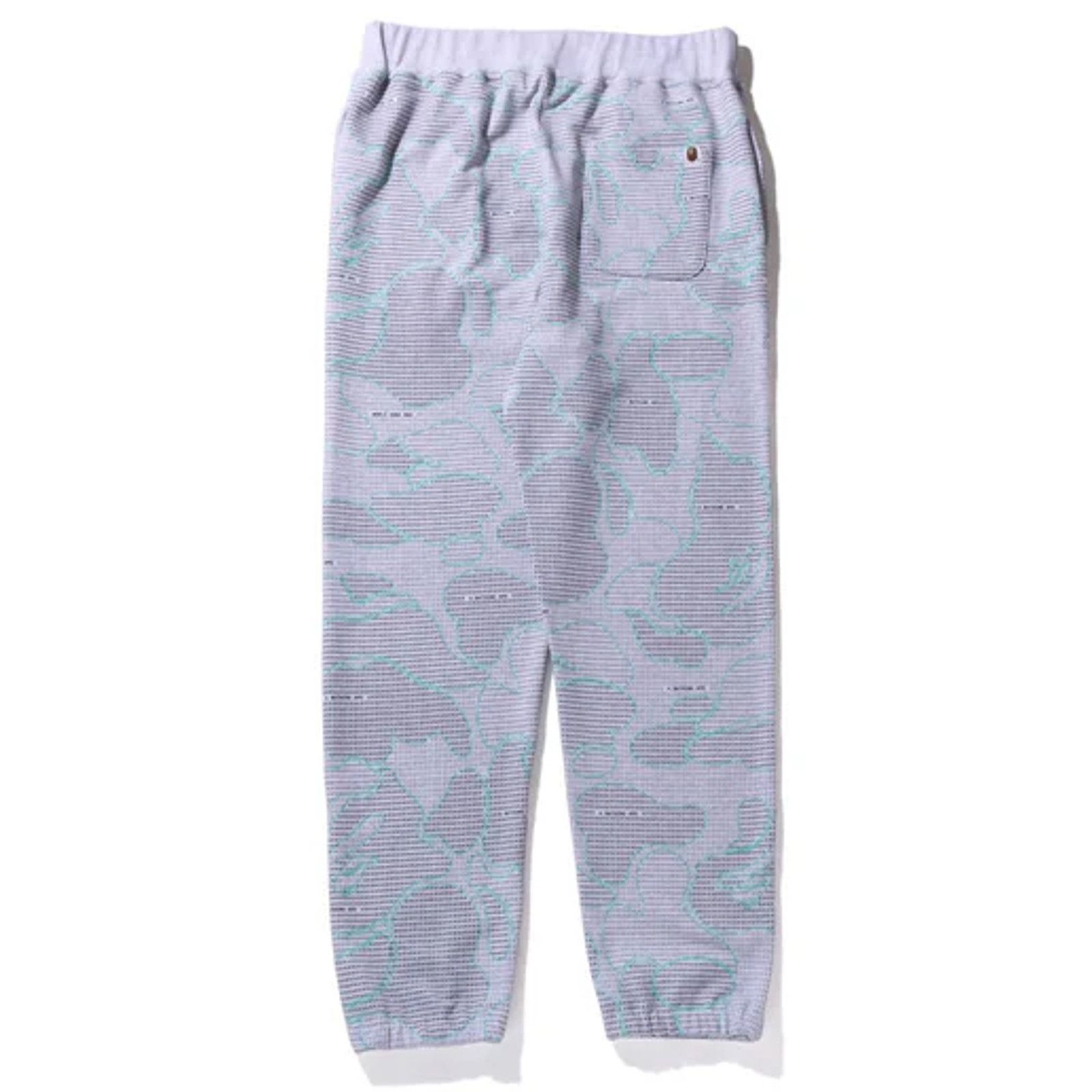 Bape Bape Text Code Camo Grey Sweatpants Size Medium Size US 31 - 3 Thumbnail