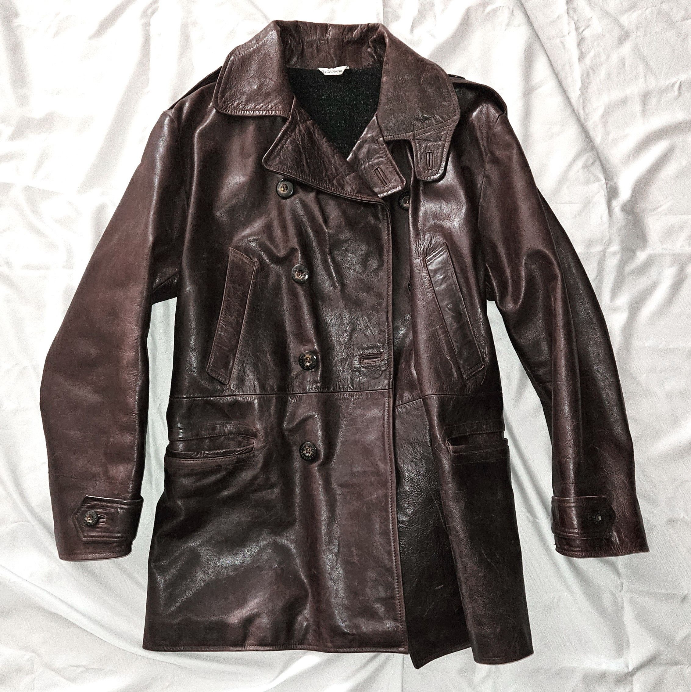 Dolce & Gabbana Dolce & Gabbana leather coat Size US M / EU 48-50 / 2 - 1 Thumbnail