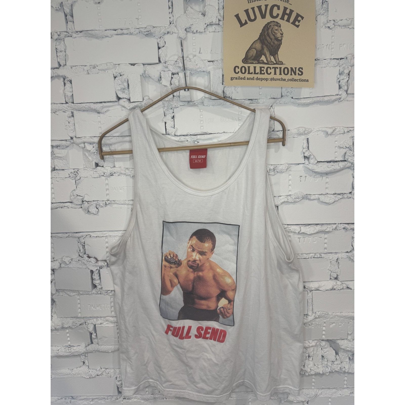 Full Send Full Send Tank Top Boxing Grenade Meme Graphic Size US M / EU 48-50 / 2 - 1 Thumbnail