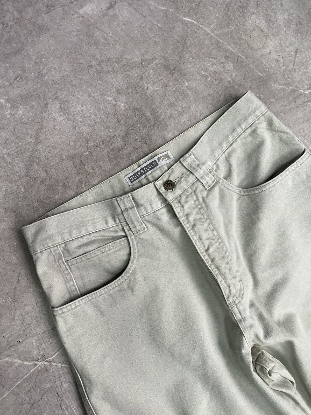 Quiksilver Surf style cargo carpenter retro pants Quiksilver USA y2k Size US 30 / EU 46 - 6 Thumbnail