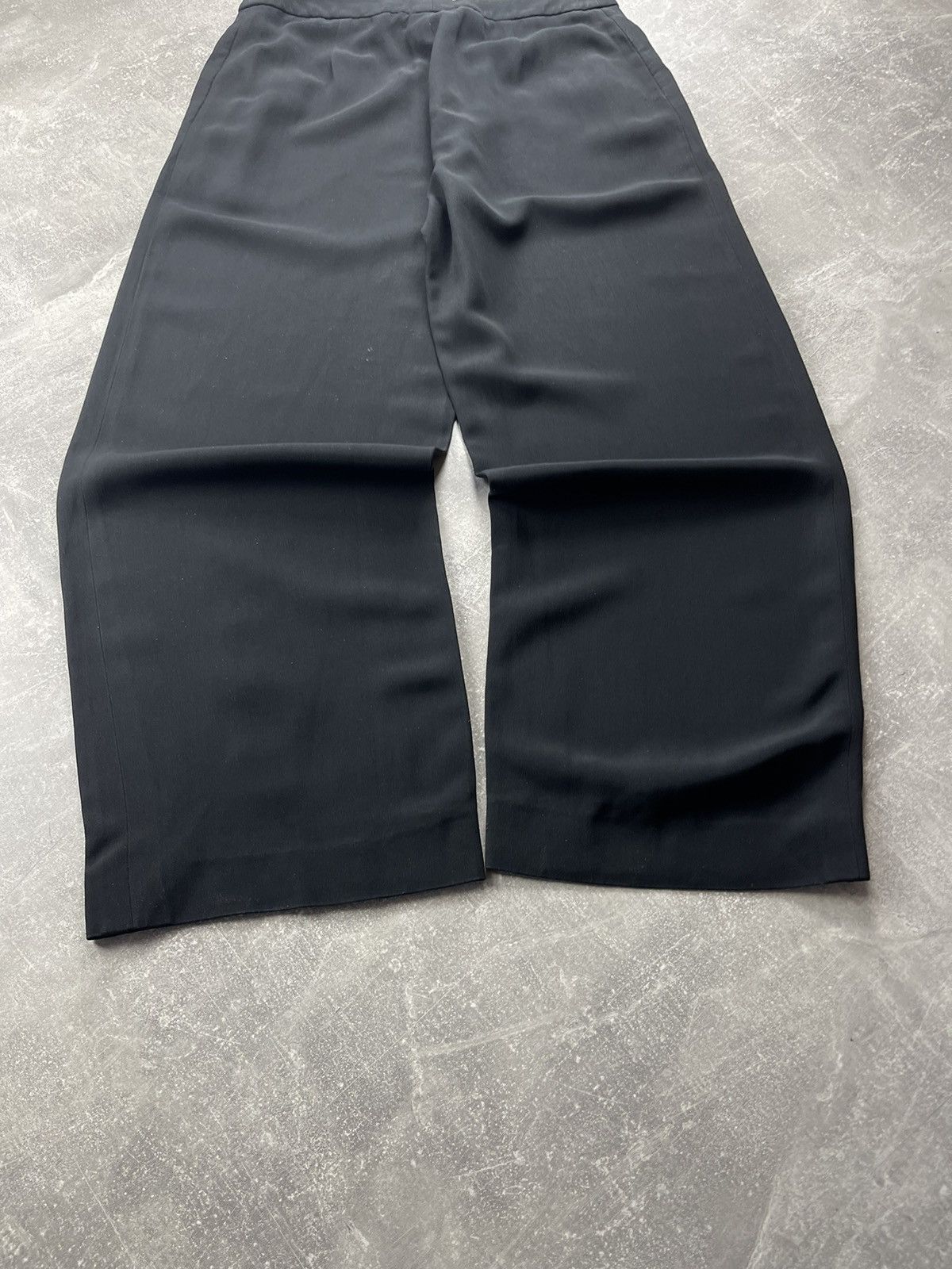 Moschino Cheap and Chic Moschino Wide Leg Cropped Trousers Black Size 34" / US 12 / IT 48 - 8 Thumbnail