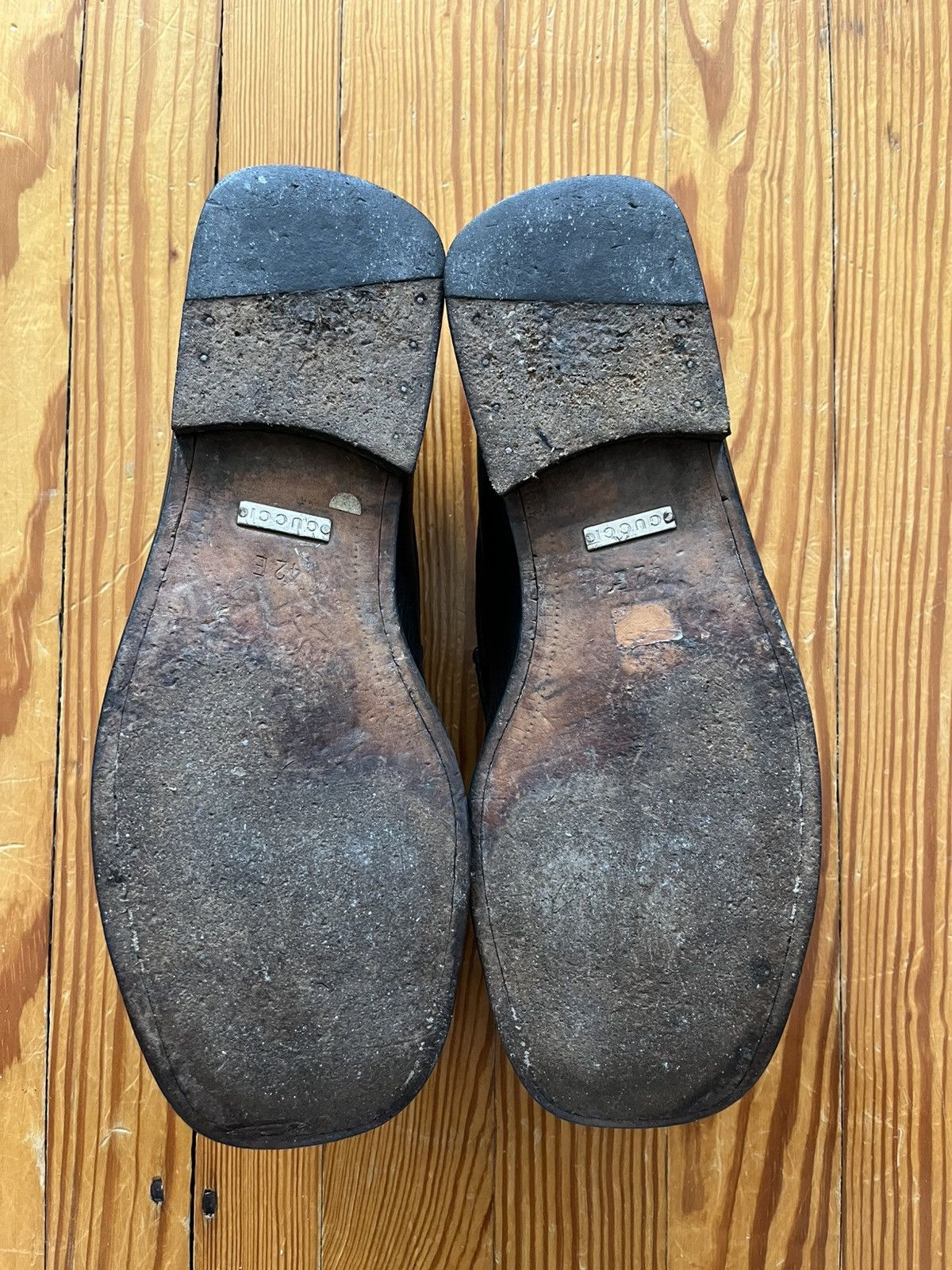 Gucci Vintage Gucci Tom Ford Era Square Toe Loafer Leather Black Size US 9.5 / EU 42-43 - 5 Thumbnail