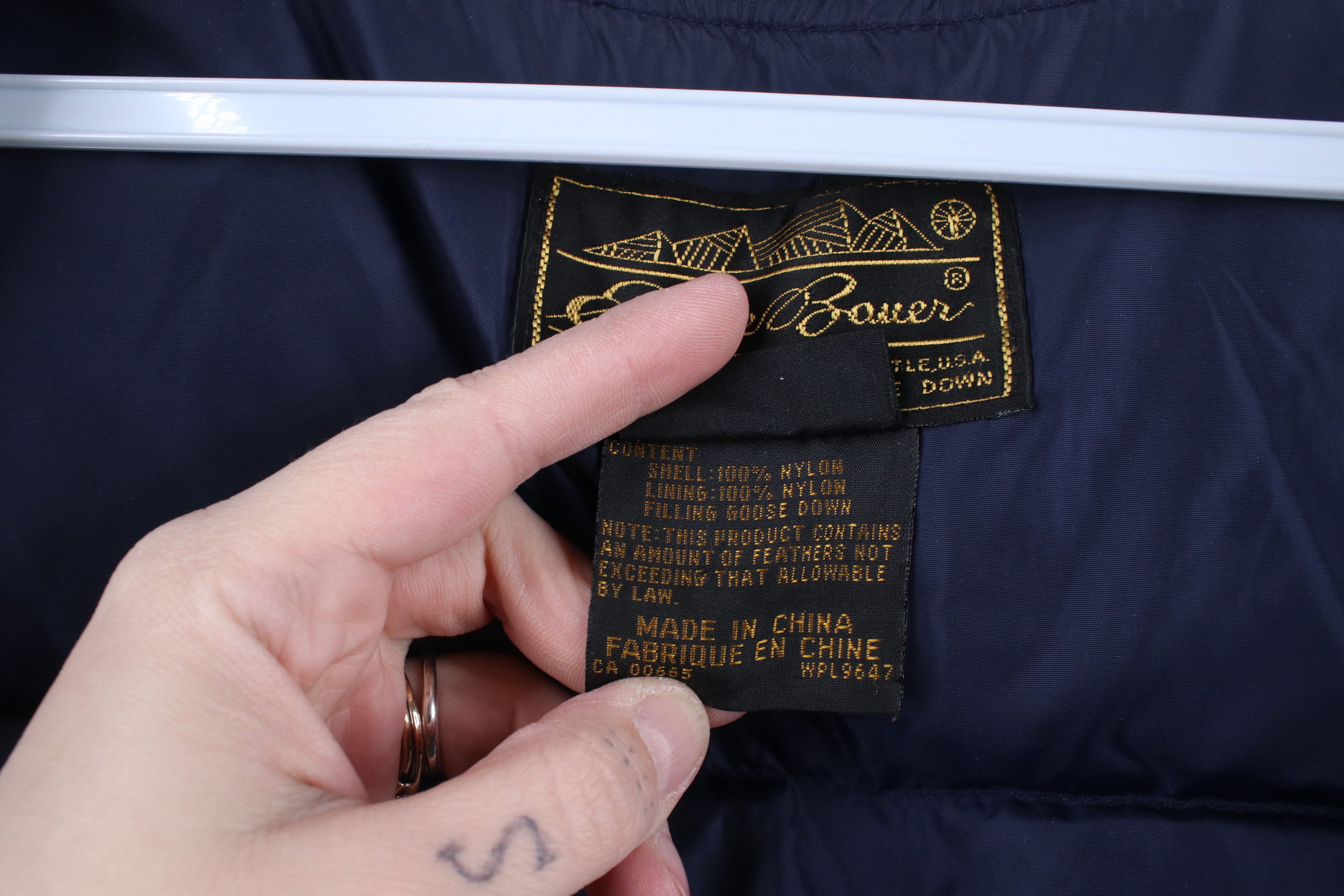 Eddie Bauer × Vintage Vintage 90s Eddie Bauer Duck Down Puffer Vest Jacket Blue Size US S / EU 44-46 / 1 - 10 Thumbnail