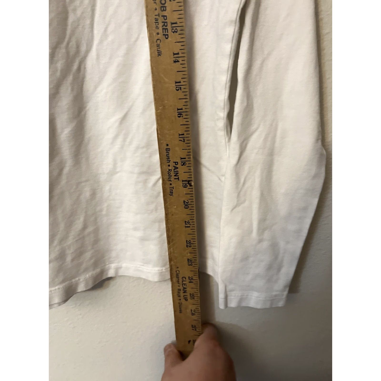 Lands' End Lands' End White Turtleneck Long Sleeve Blouse Shaped Fit Small S Womens Size S / US 4 / IT 40 - 4 Thumbnail
