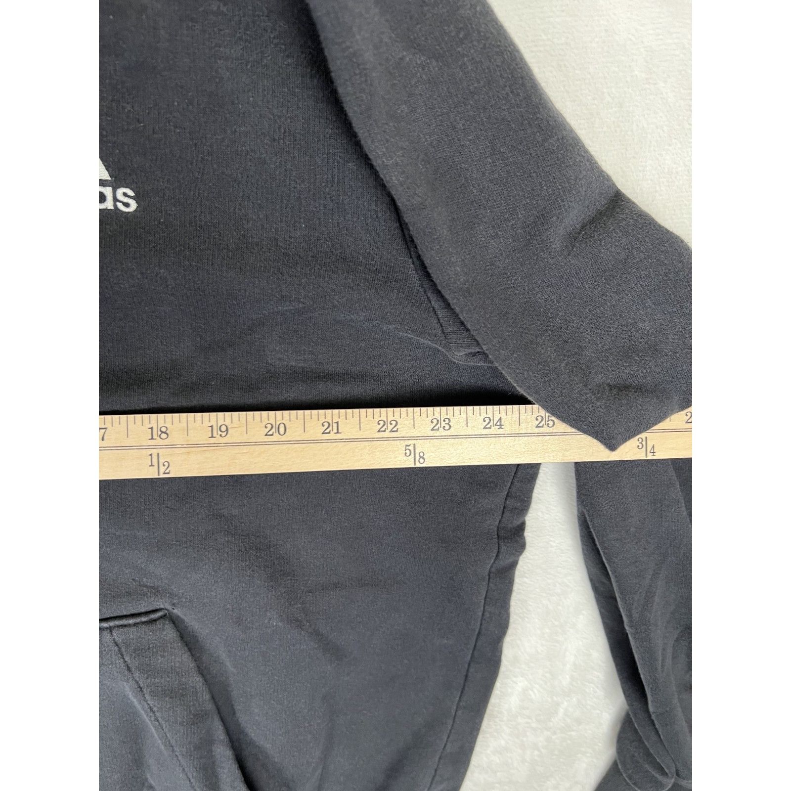 Adidas Vintage Adidas Classic Logo Adult Large Black Hoodie Sweatsh Size US L / EU 52-54 / 3 - 5 Thumbnail