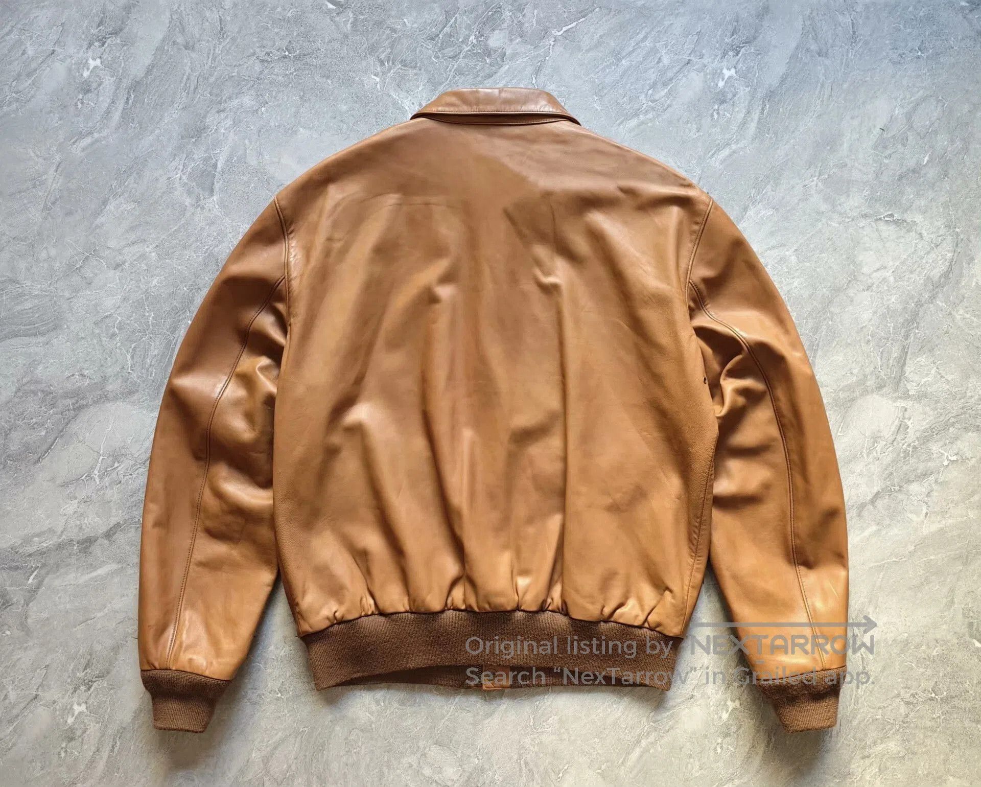Polo Ralph Lauren polo ralph lauren lambskin a-2 jacket. Size US XL / EU 56 / 4 - 3 Thumbnail