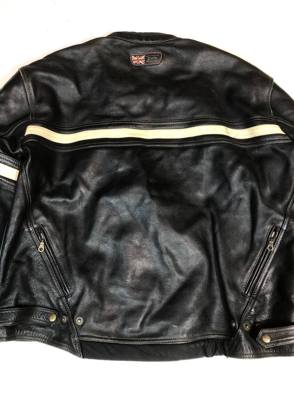 Vintage Frank Thomas Motorcycle Moto Leather Jacket Racing Vintage Size US XXL / EU 58 / 5 - 11 Thumbnail
