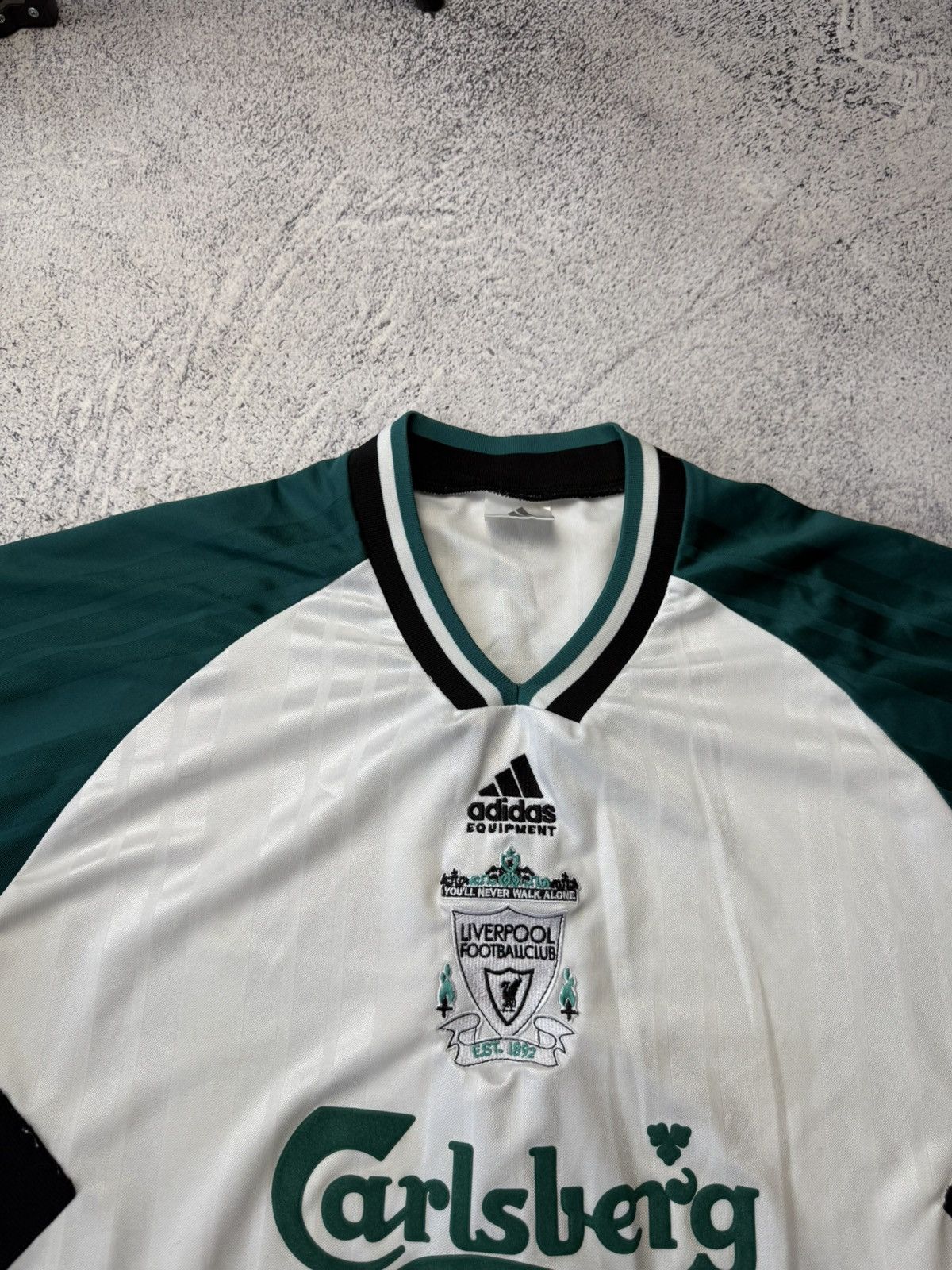 Adidas Vintage Adidas Equipment Liverpool Soccer Jersey 90s Y2K Size US M / EU 48-50 / 2 - 8 Thumbnail