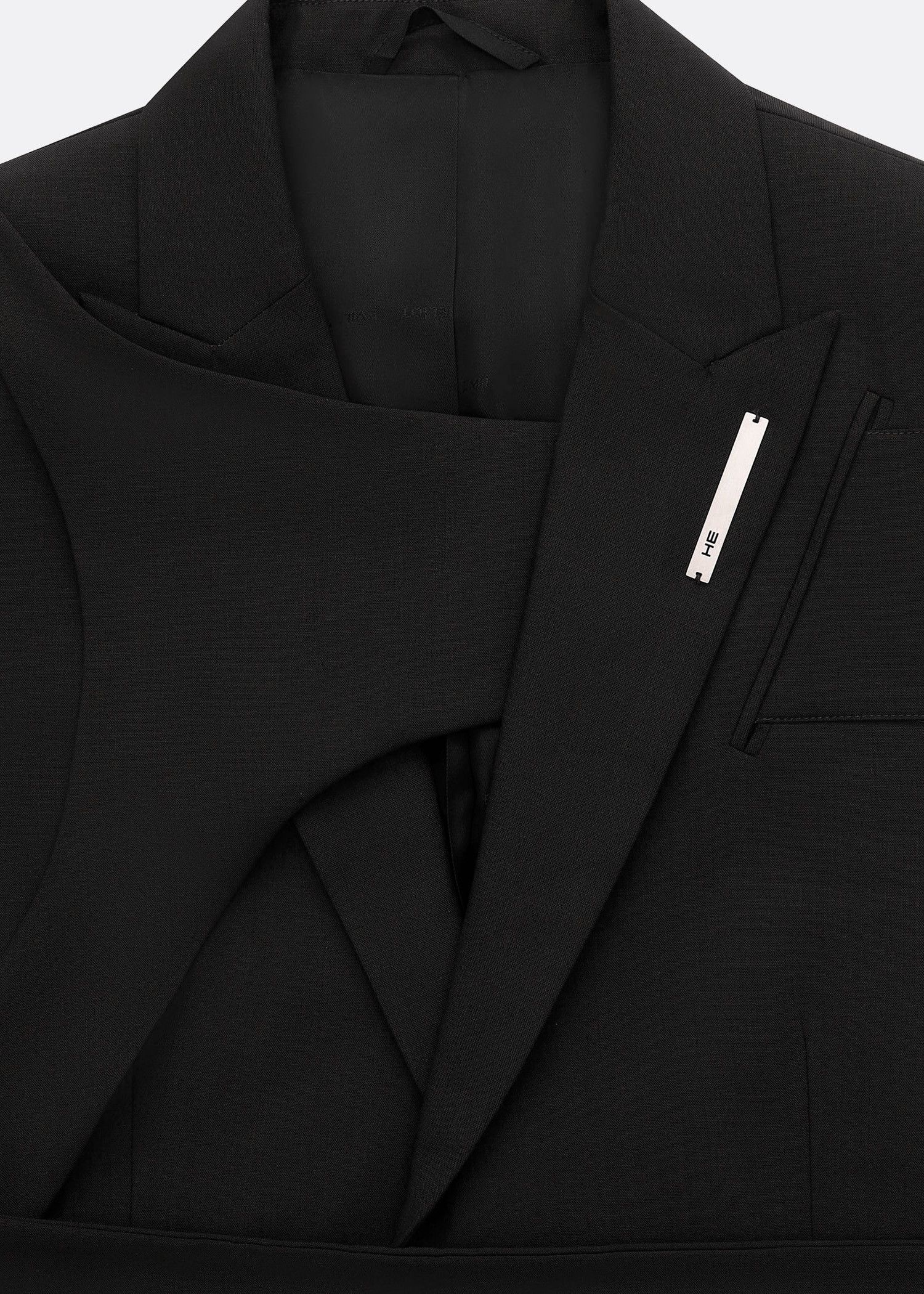 Heliot Emil Heliot Emil AW23 Integrated Harness Blazer Size 48R - 2 Thumbnail