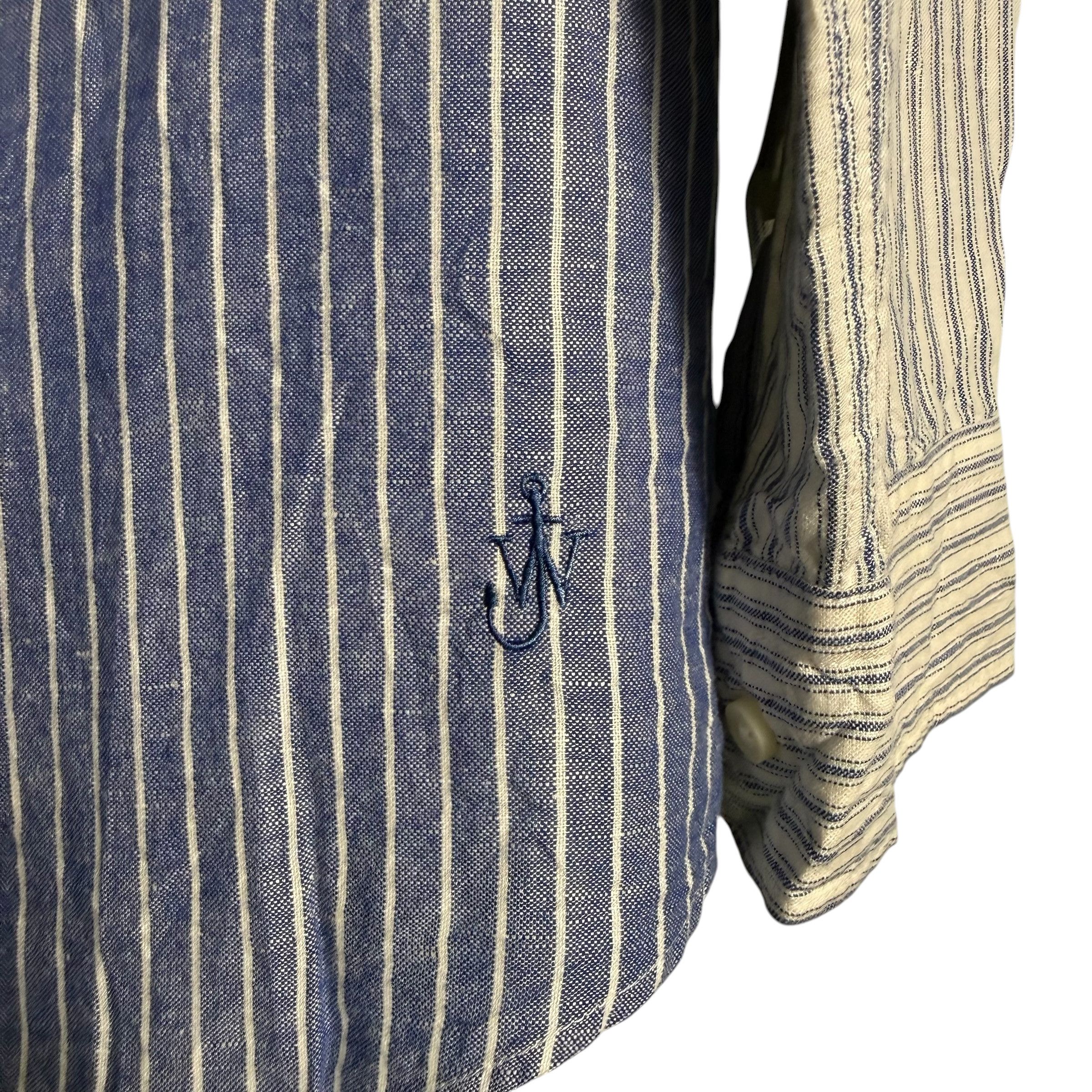 JW Anderson × Uniqlo Uniqlo x JW Anderson Striped Button Up Shirt Size US M / EU 48-50 / 2 - 3 Thumbnail