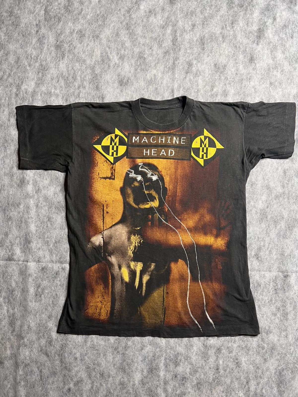 Band Tees Vintage 90s Machine Head Band Metal T-Shirt Size US L / EU 52-54 / 3 - 1 Thumbnail
