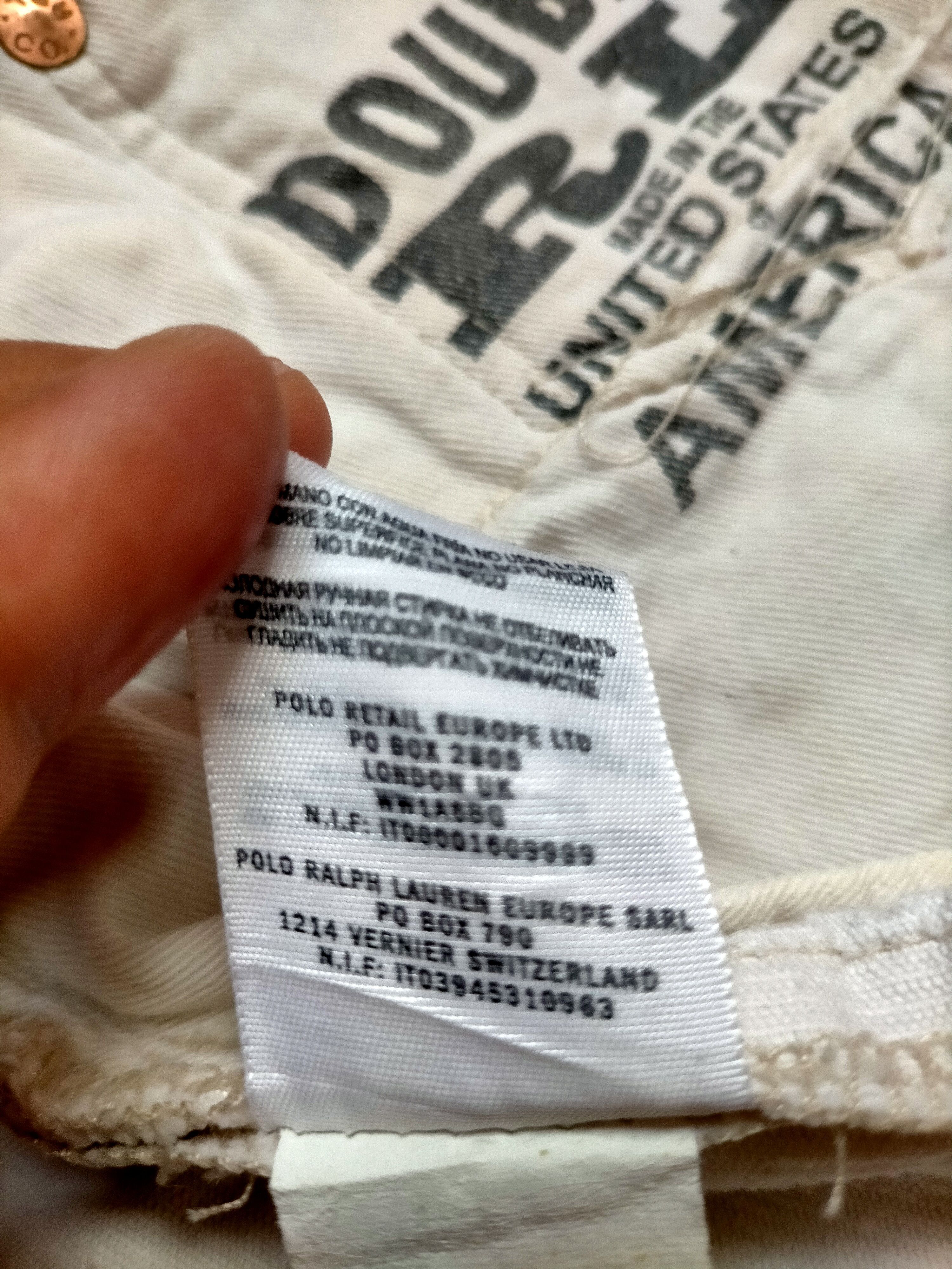 Polo Ralph Lauren RRL Double RL Polo Ralph Lauren White Coudroy Jeans Pants Size US 30 / EU 46 - 24 Thumbnail