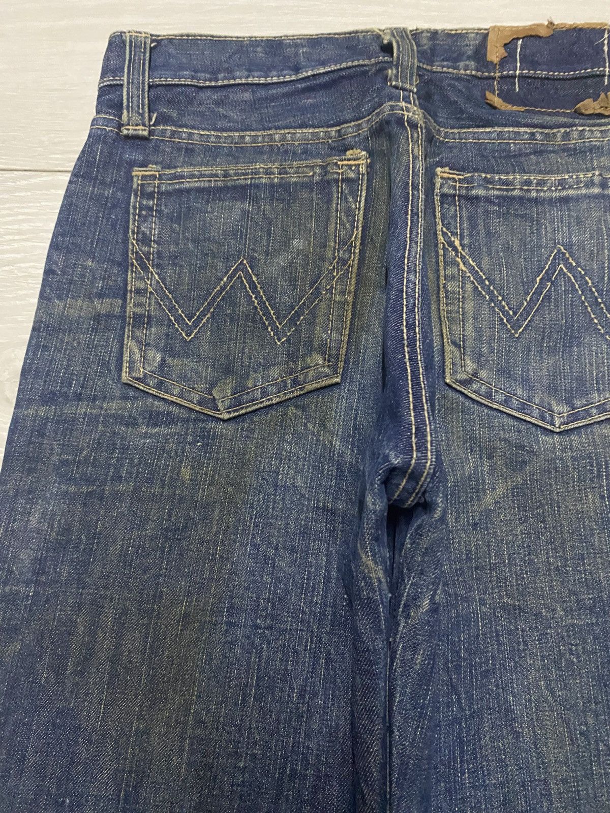 Edwin True Vintage Edwin USA Mud Wash Grunge Flare Jeans Size US 27 - 9 Thumbnail