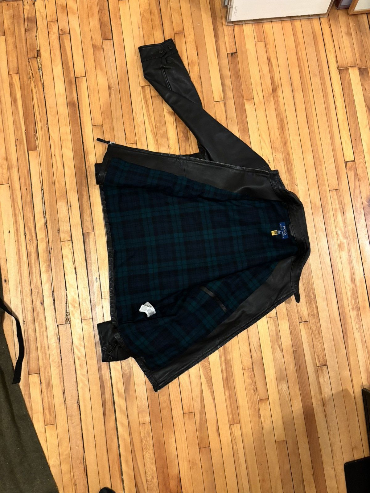 Polo Ralph Lauren Bayville Leather Jacket Size US XL / EU 56 / 4 - 3 Thumbnail