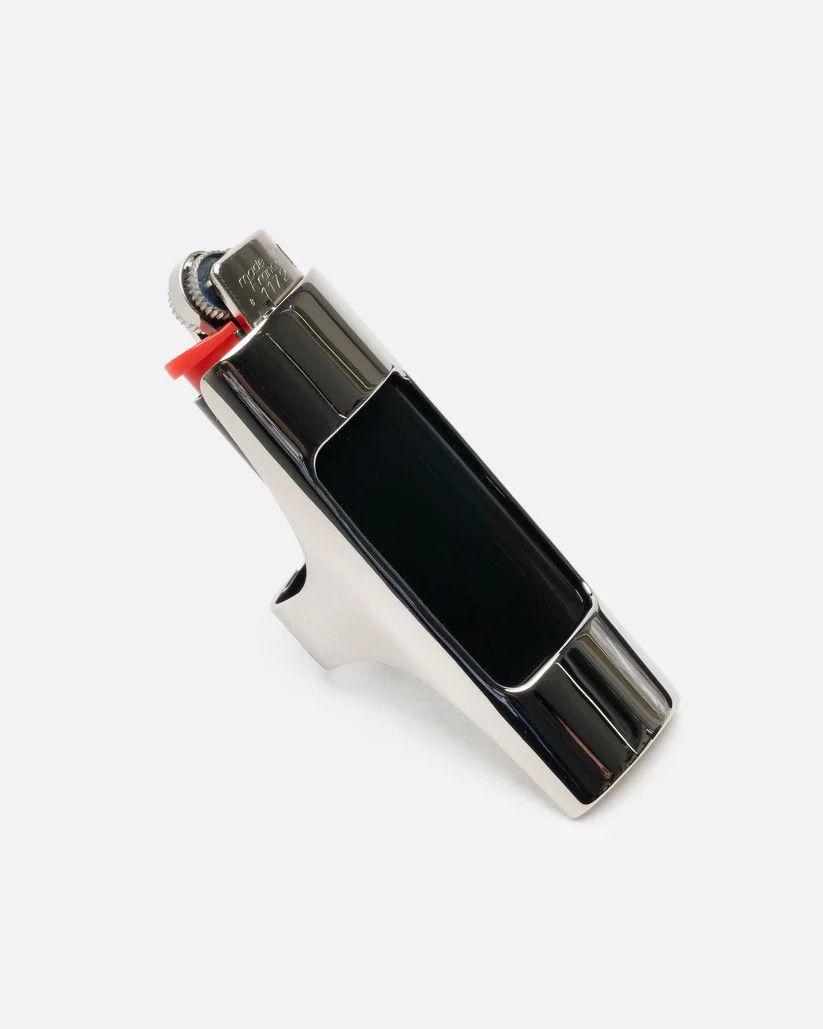 Vetements o1s1v1r1oon0925 Size: Large/ Lighter Holder Ring in Silver Size ONE SIZE - 5 Thumbnail