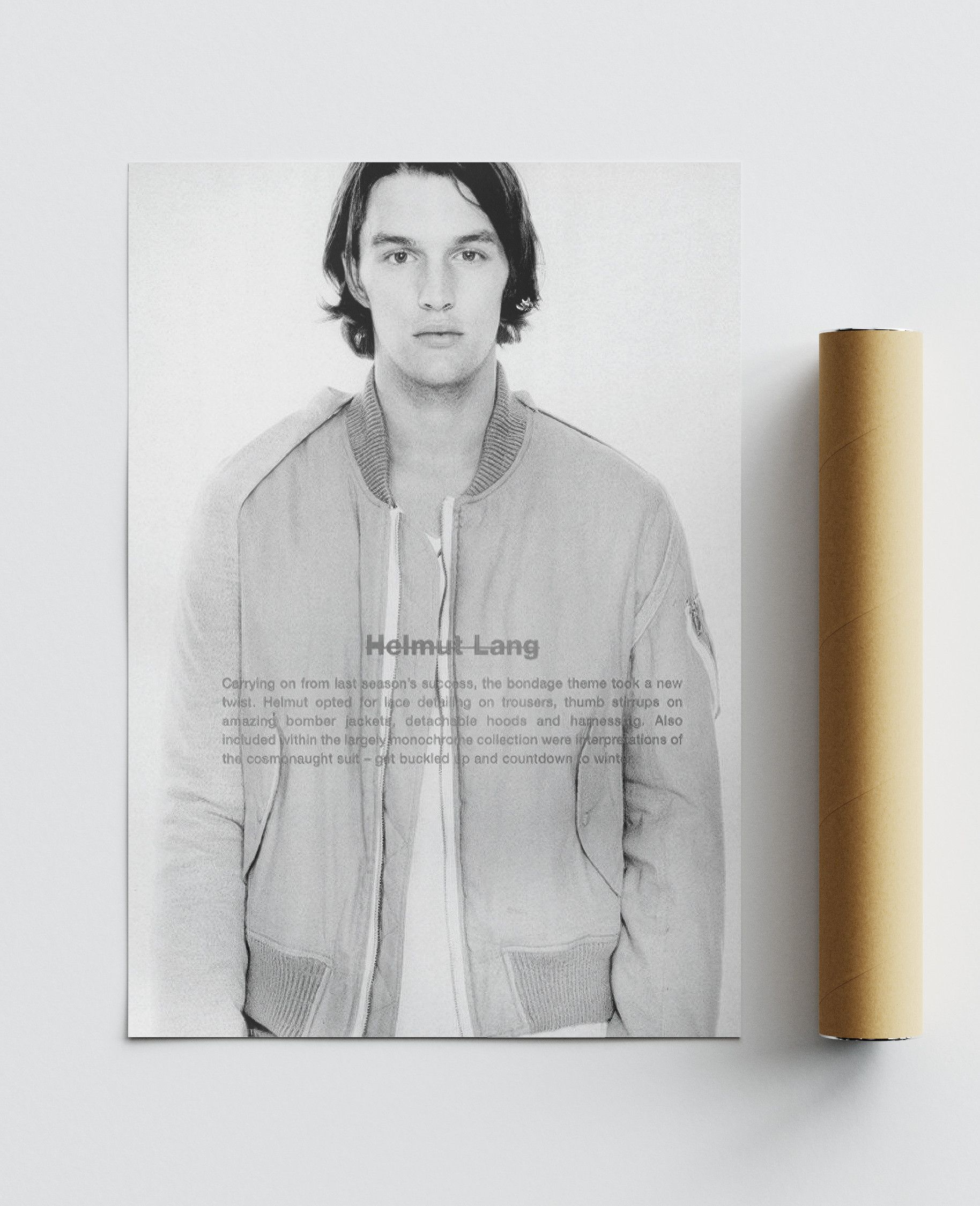 Helmut Lang 90s Helmut Lang Poster Gift Vintage Archive Lookbook