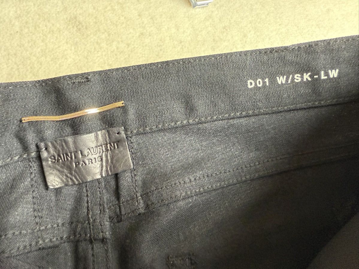 Saint Laurent Paris SS14 Saint Laurent skinny D01 black jeans Hedi 33 Grail Size US 33 - 12 Thumbnail