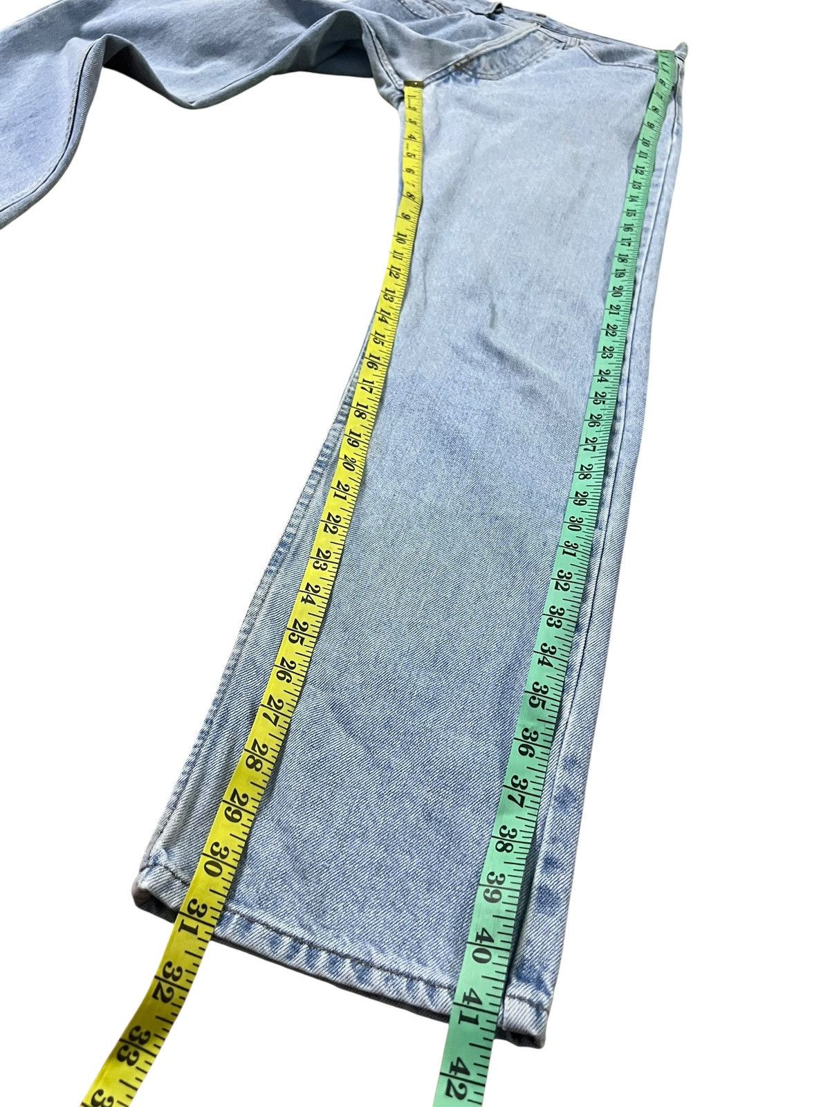 Armani VINTAGE 90’s ARMANI FADED JEAN MADE IN ITALY Size US 28 / EU 44 - 6 Thumbnail