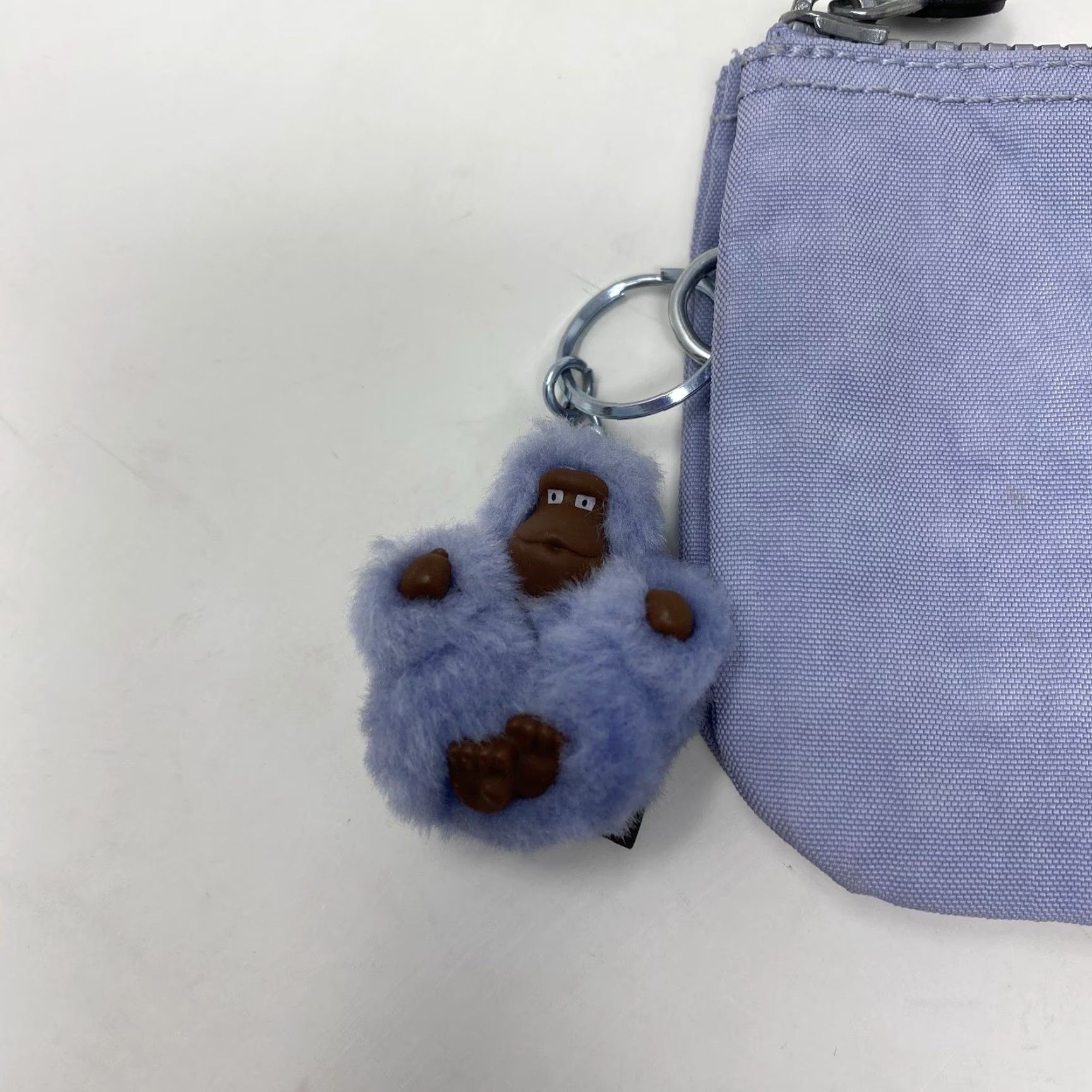 Vintage KIPLING Clutch Wallet Nylon Zip Top Organizer Blue Lillie Keychain 90s Womens S Blue Size S / US 4 / IT 40 - 2 Thumbnail