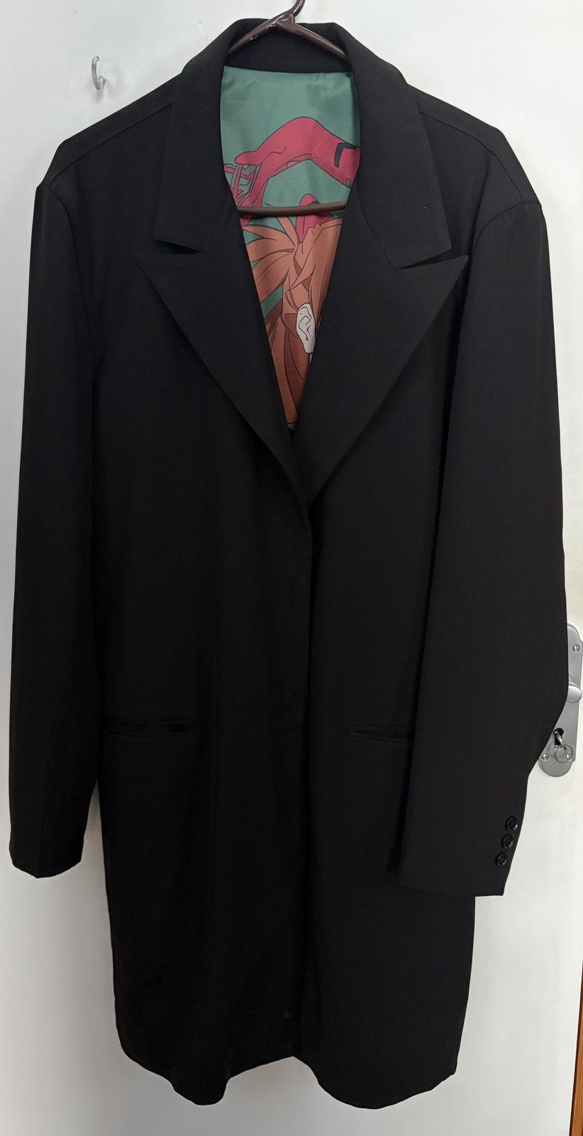 GroundY Yohji Yamamoto Evangelion Asuka Reversible Long Coat