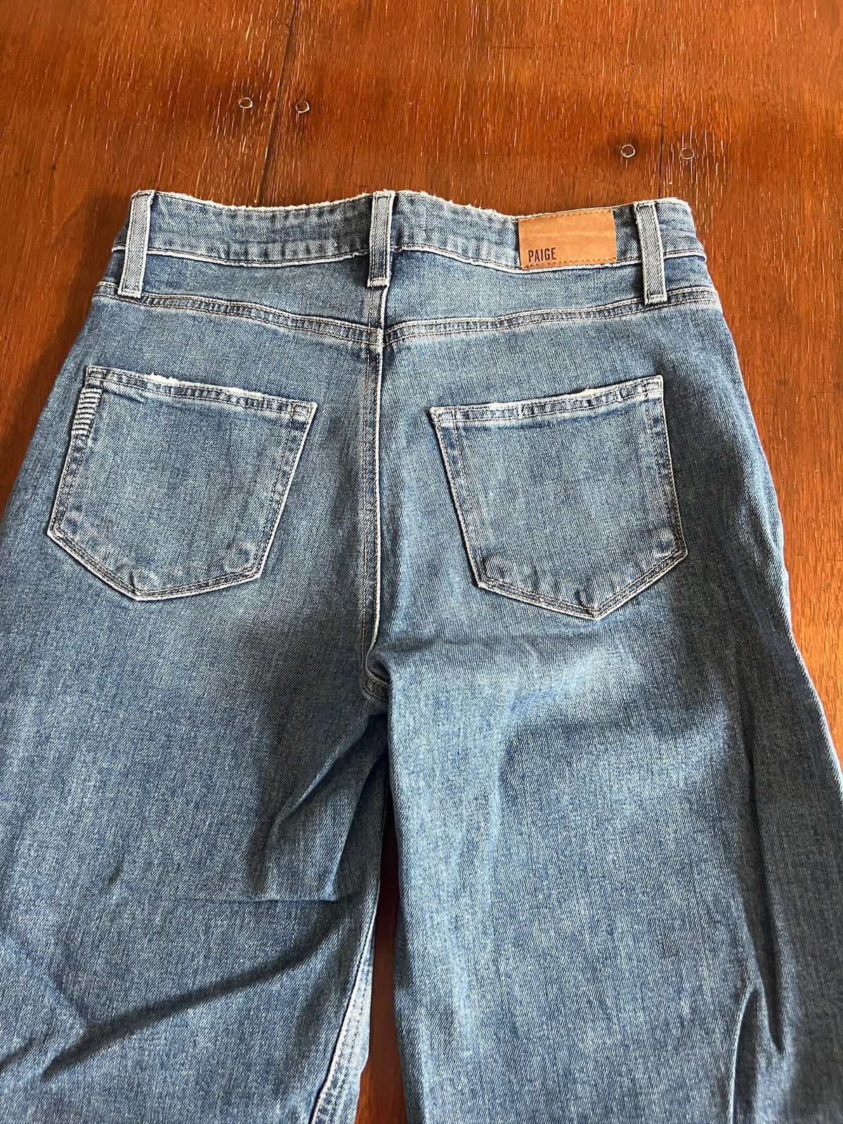 Paige PAIGE - Wide Flare Jeans - Size 25 Size 25" / US 0 / IT 36 - 2 Thumbnail
