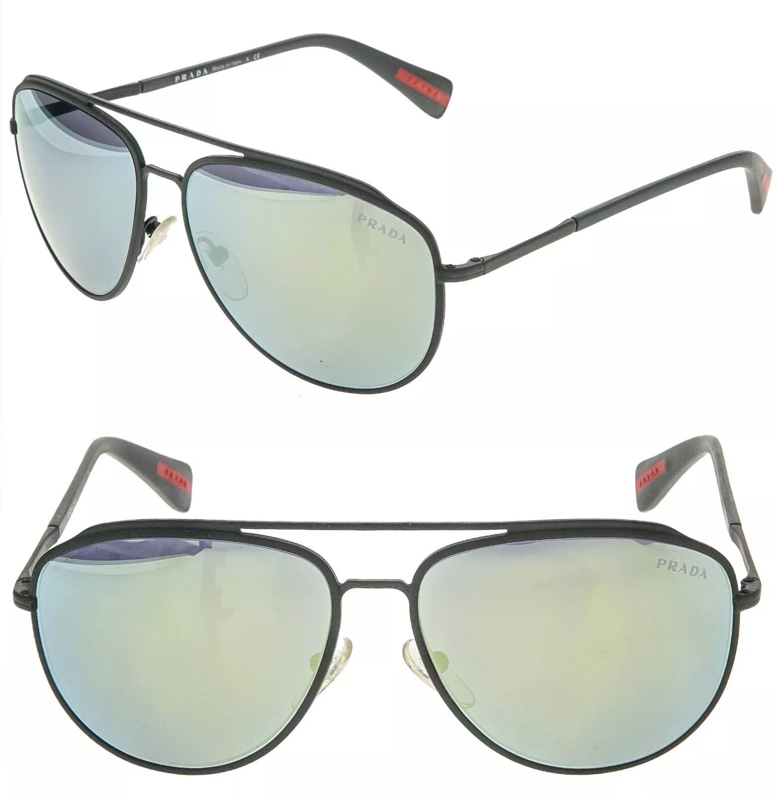 Prada PRADA LINEA ROSSA 55R Rubber Gray Green Sport PS55RS Size ONE SIZE - 1 Thumbnail