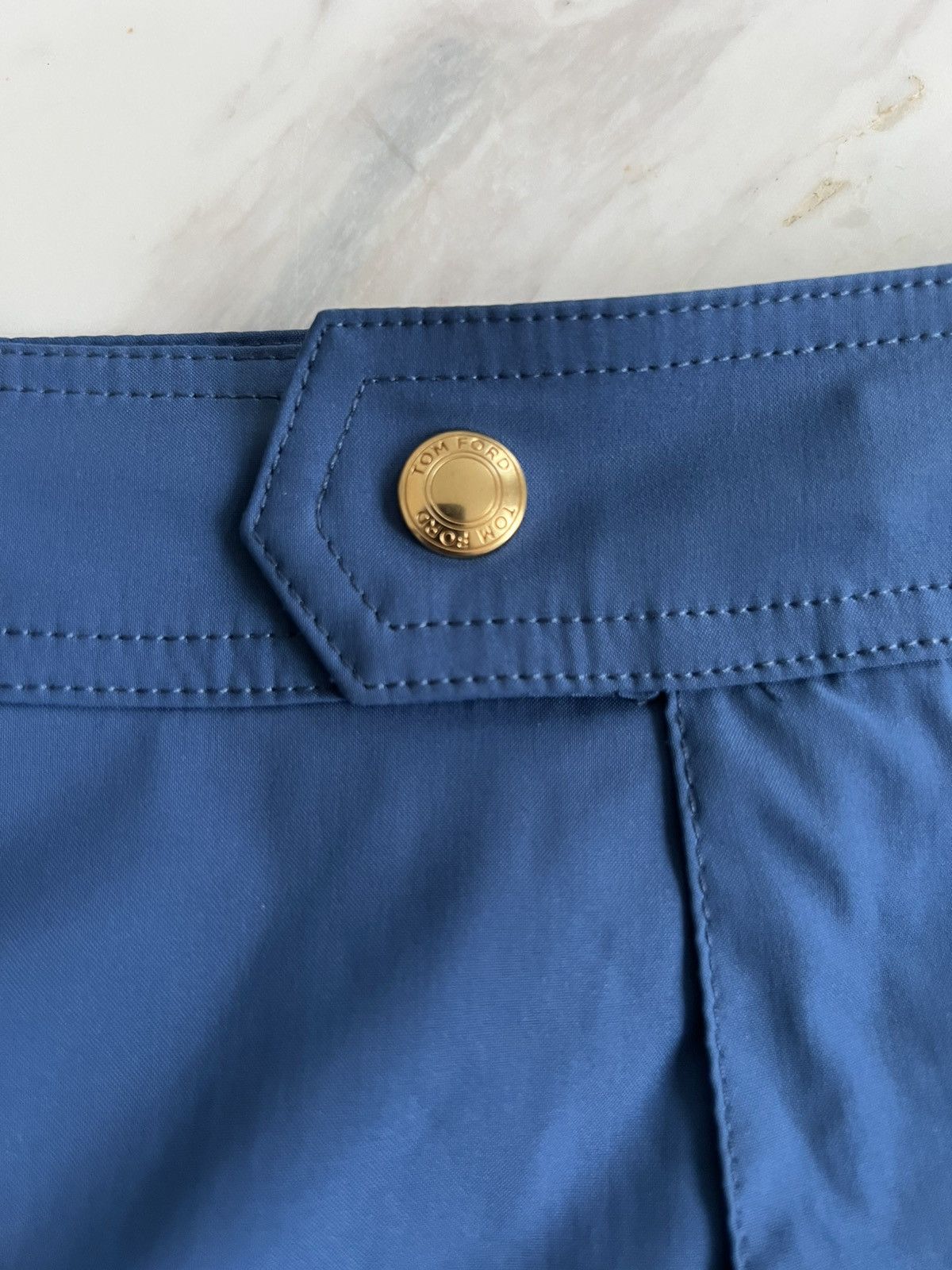 Tom Ford TOM FORD P Compact Swim Shorts 54 ITALY Blue Swimwear Size US 44 / EU 60 - 7 Thumbnail