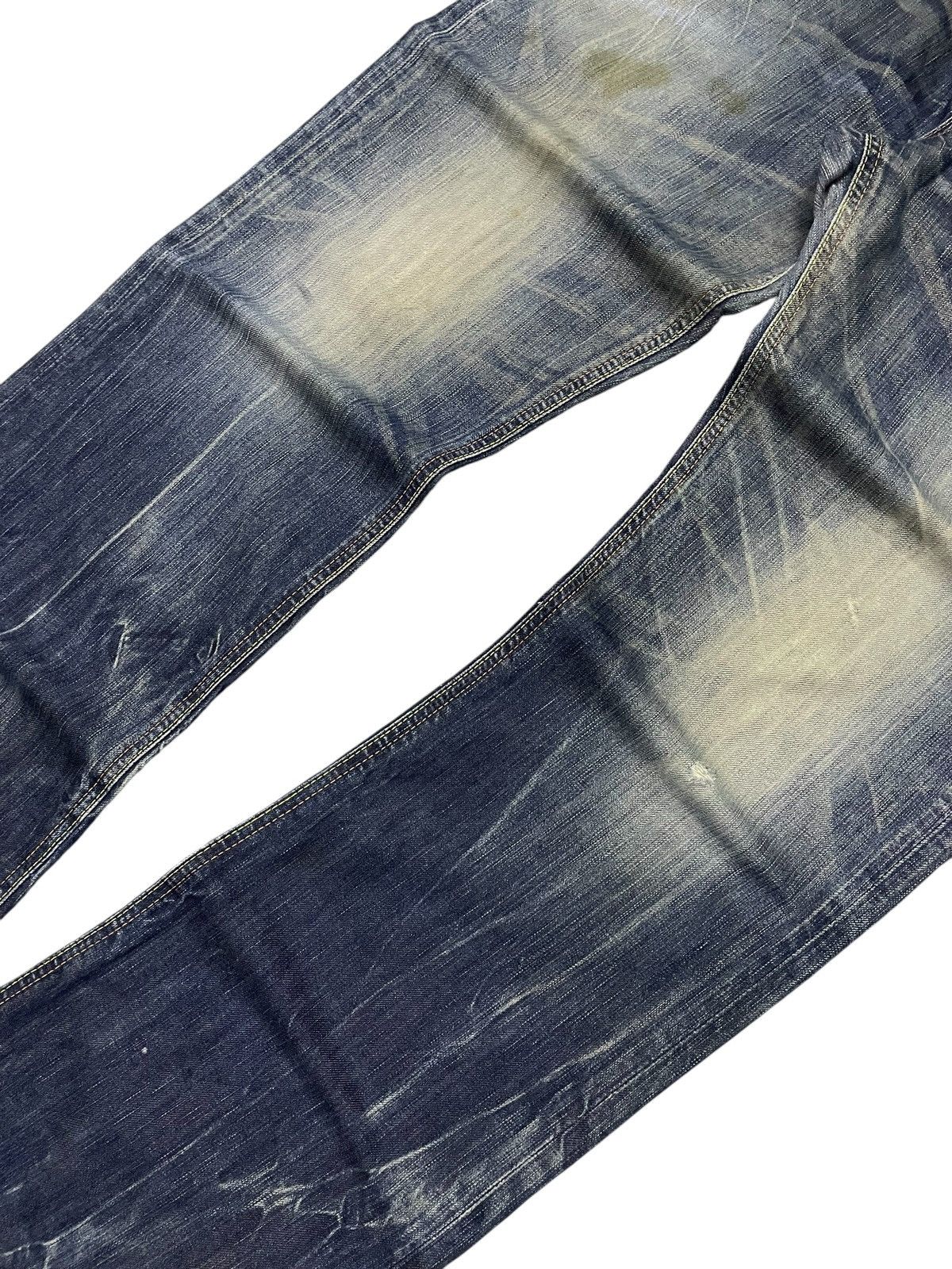 Edwin Rare Edwin 503 Flare Heavy Stitch Multi Colour Denim Jeans Size US 34 / EU 50 - 4 Thumbnail