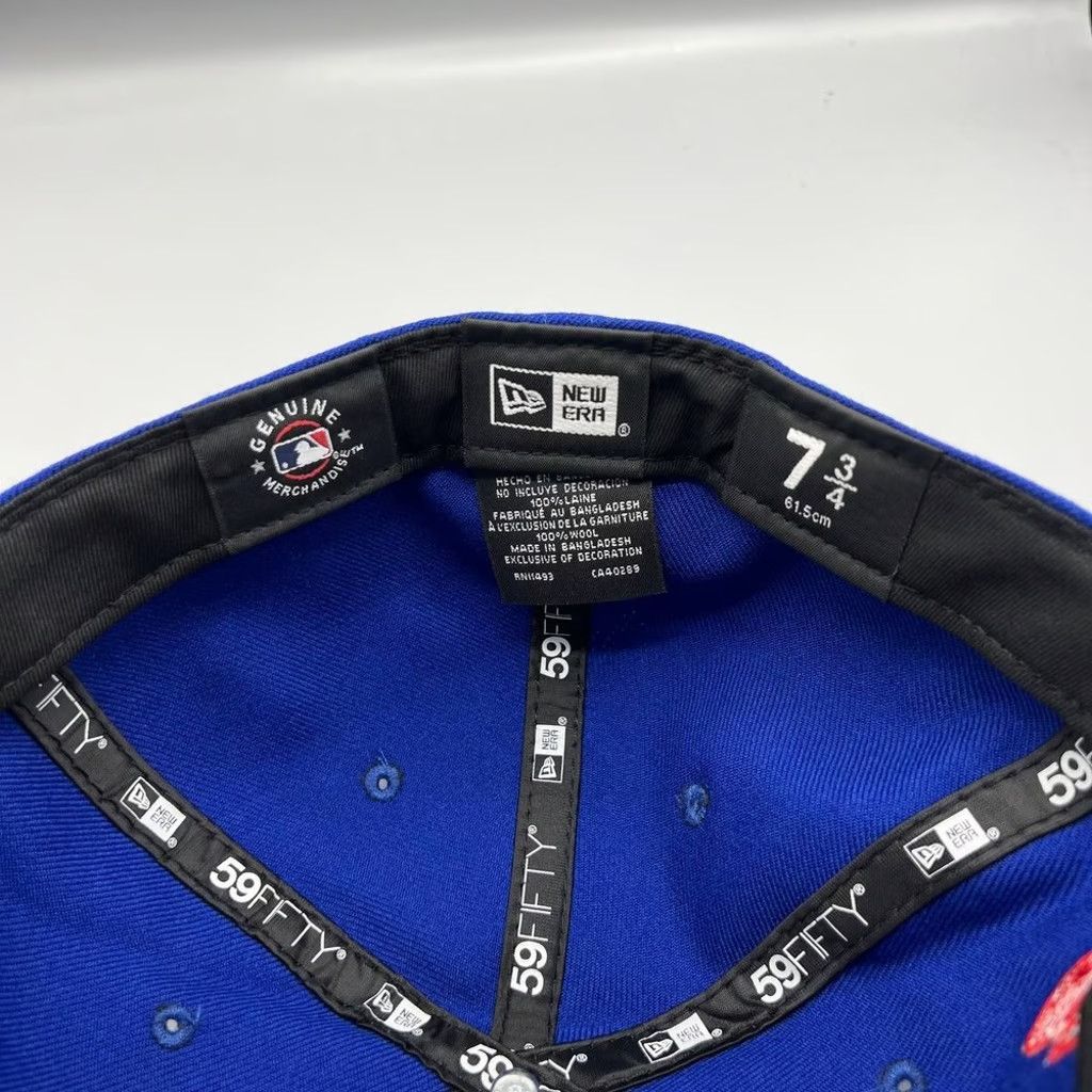 New Era Chicago Cubs Hat Men 7 3/4 Holly 59Fifty New Era Fitted Cap Size ONE SIZE - 7 Thumbnail