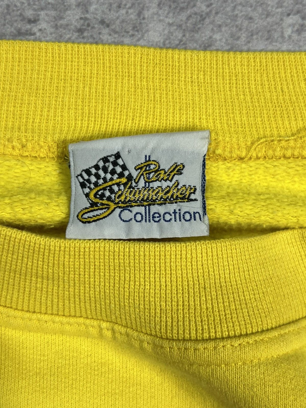 Formula 1 Vintage 1997 Ralf Schumacher Jordan F1 Sweatshirt Yellow Size US XL / EU 56 / 4 - 7 Thumbnail
