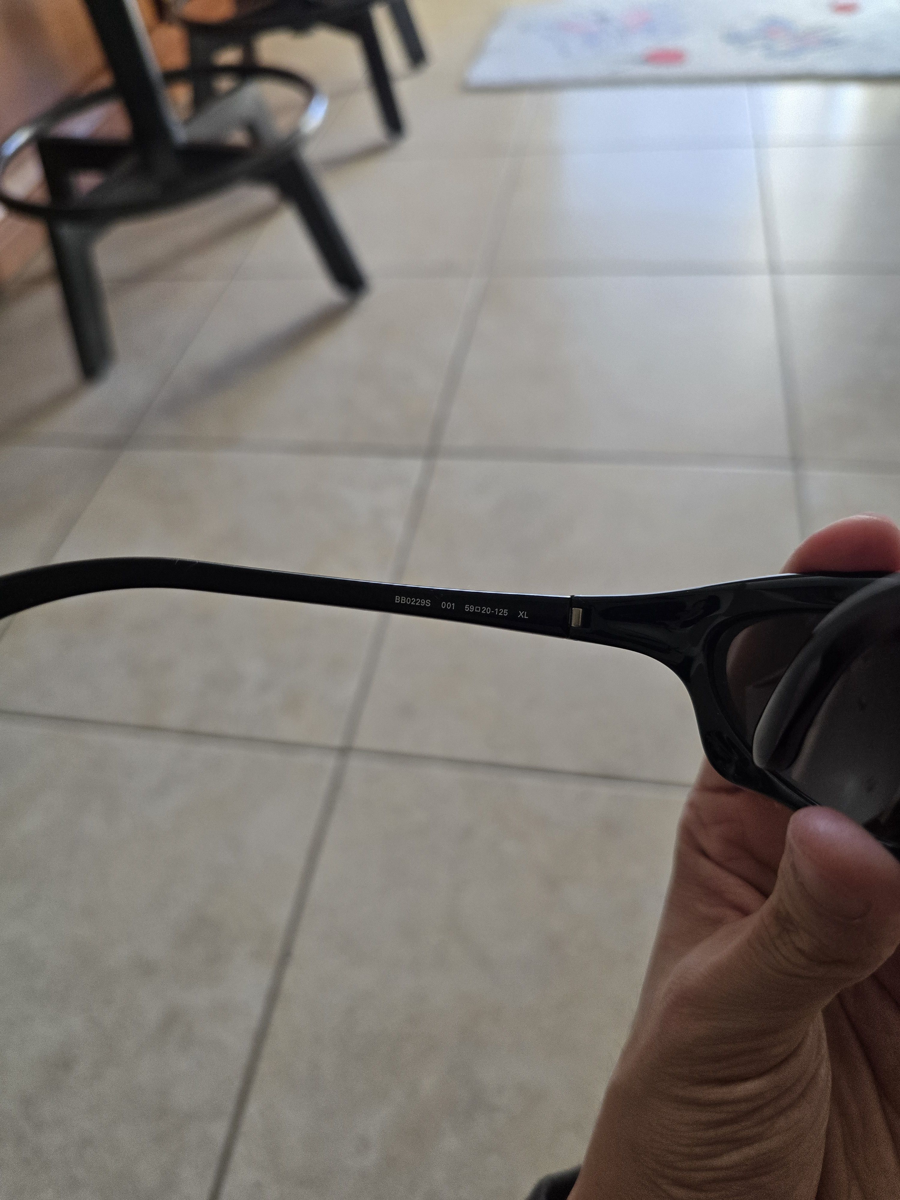 Balenciaga Balenciaga Black Acetate Bat Sunglasses Size ONE SIZE - 6 Thumbnail