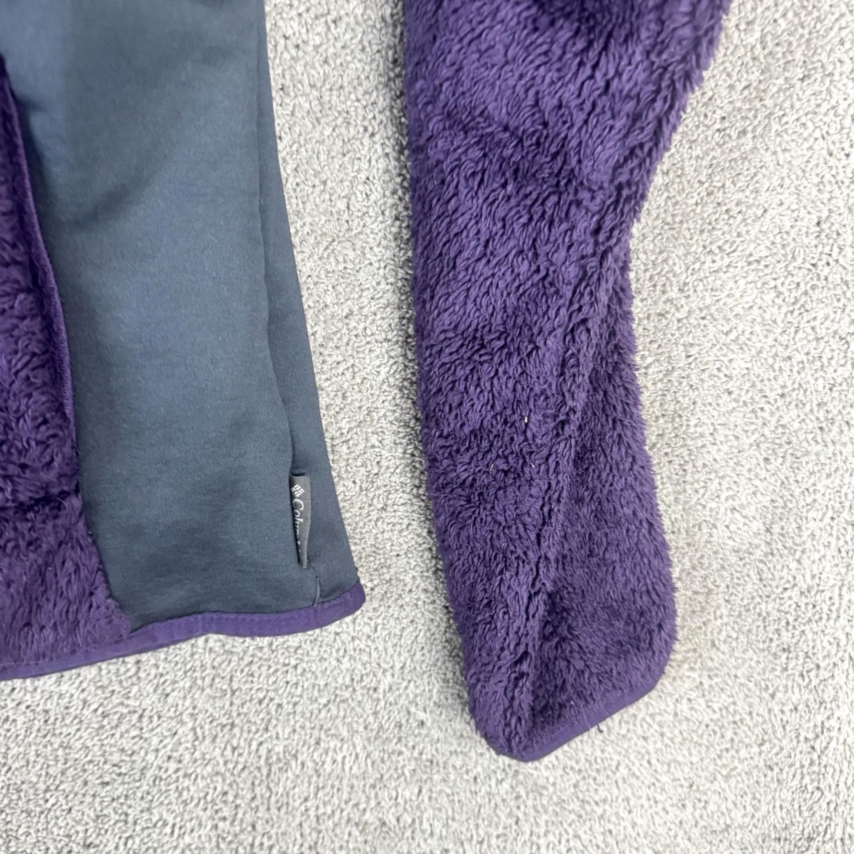 Vintage Columbia Fleece Jacket Womens Large Purple Full Zip Pockets Outdoor Size L / US 10 / IT 46 - 3 Thumbnail