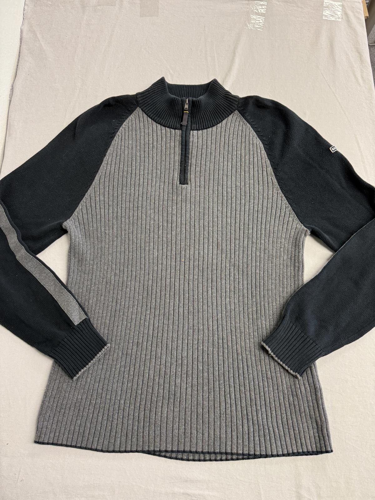 Nautica Mens Quarter Zip Two Color Block Nautica Jeans Co XL Size US XL / EU 56 / 4 - 1 Thumbnail