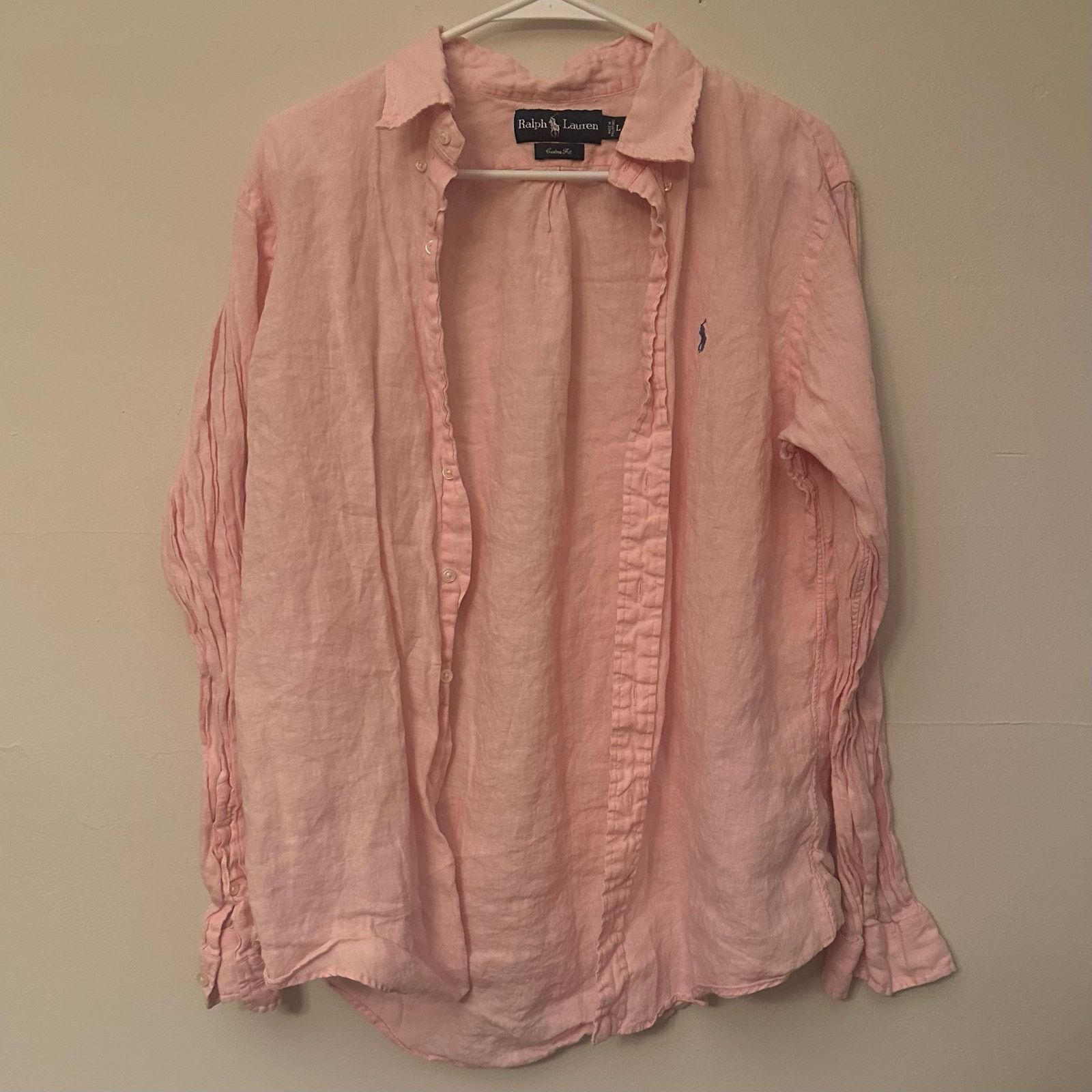 Ralph Lauren Raulph Lauren pink dress shirt men’s L Size US L / EU 52-54 / 3 - 1 Thumbnail