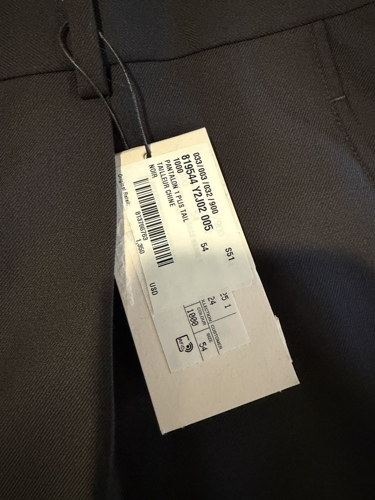 Saint Laurent Paris Saint Laurent mens 2024 wool pants. 54/38. $1350 Size US 38 / EU 54 - 7 Thumbnail