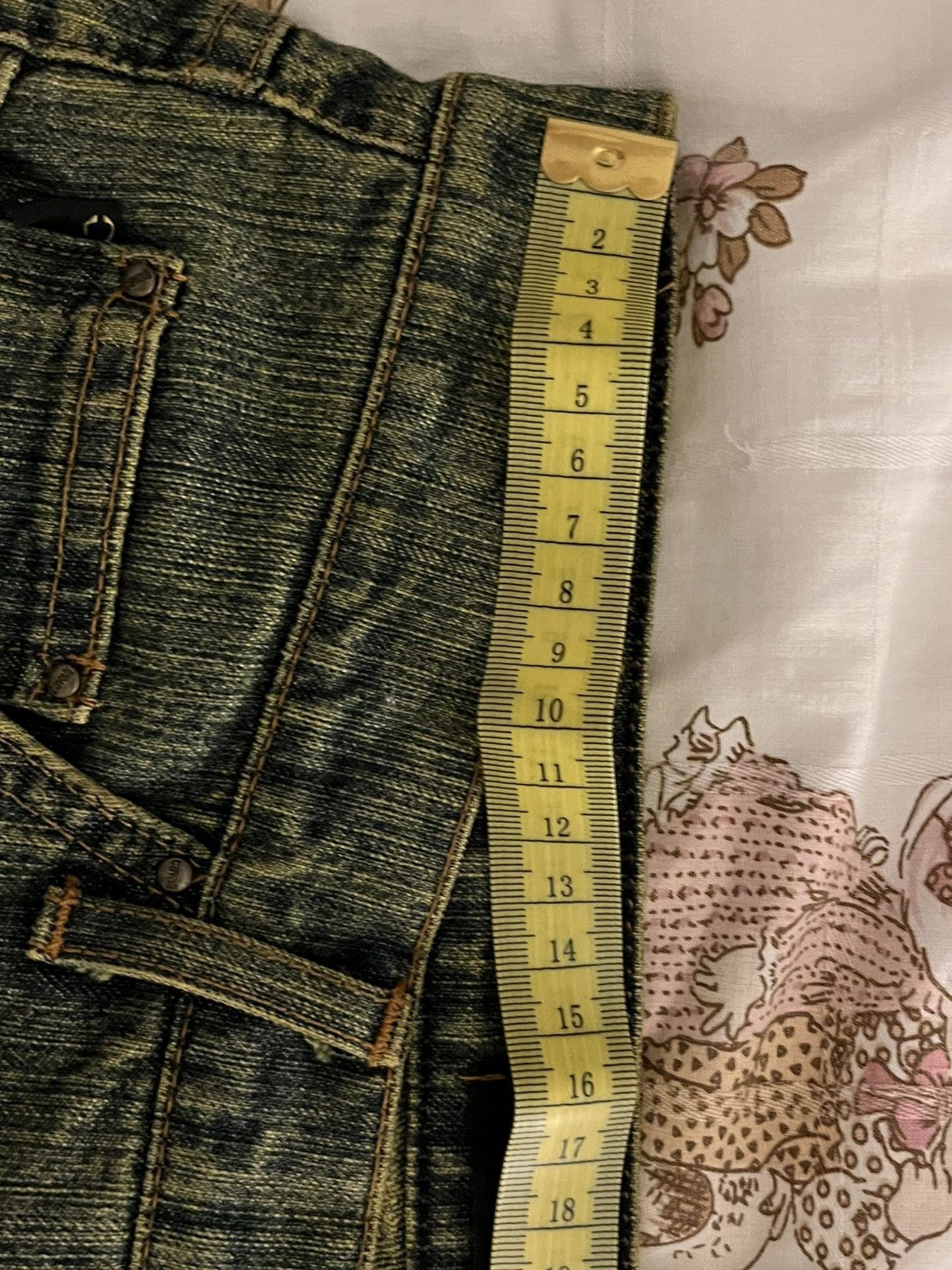 Just Cavalli Vintage Sandblasted Cavalli Jeans Size US 33 - 10 Thumbnail