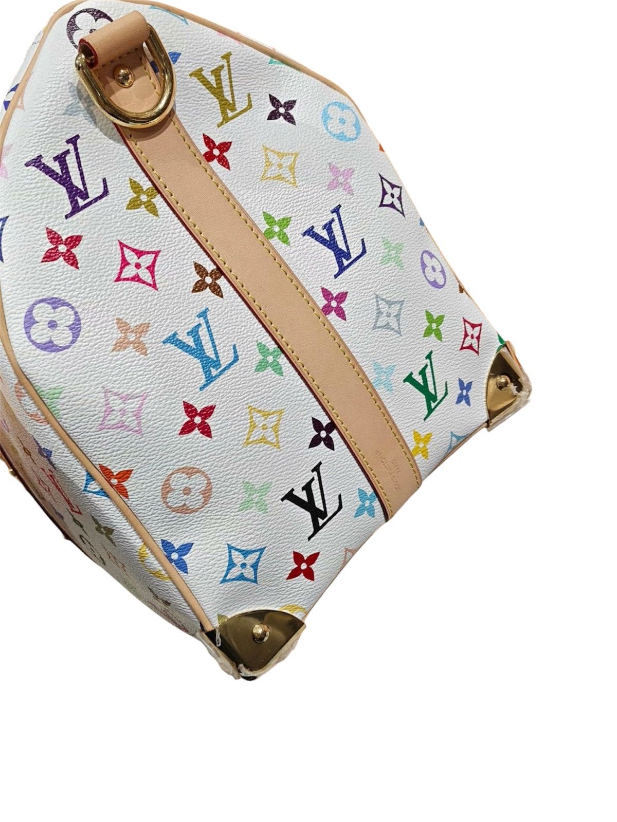 Louis Vuitton × Takashi Murakami Louis Vuitton x Takashi Murakami 50 Keepall White Monogram Size ONE SIZE - 6 Thumbnail