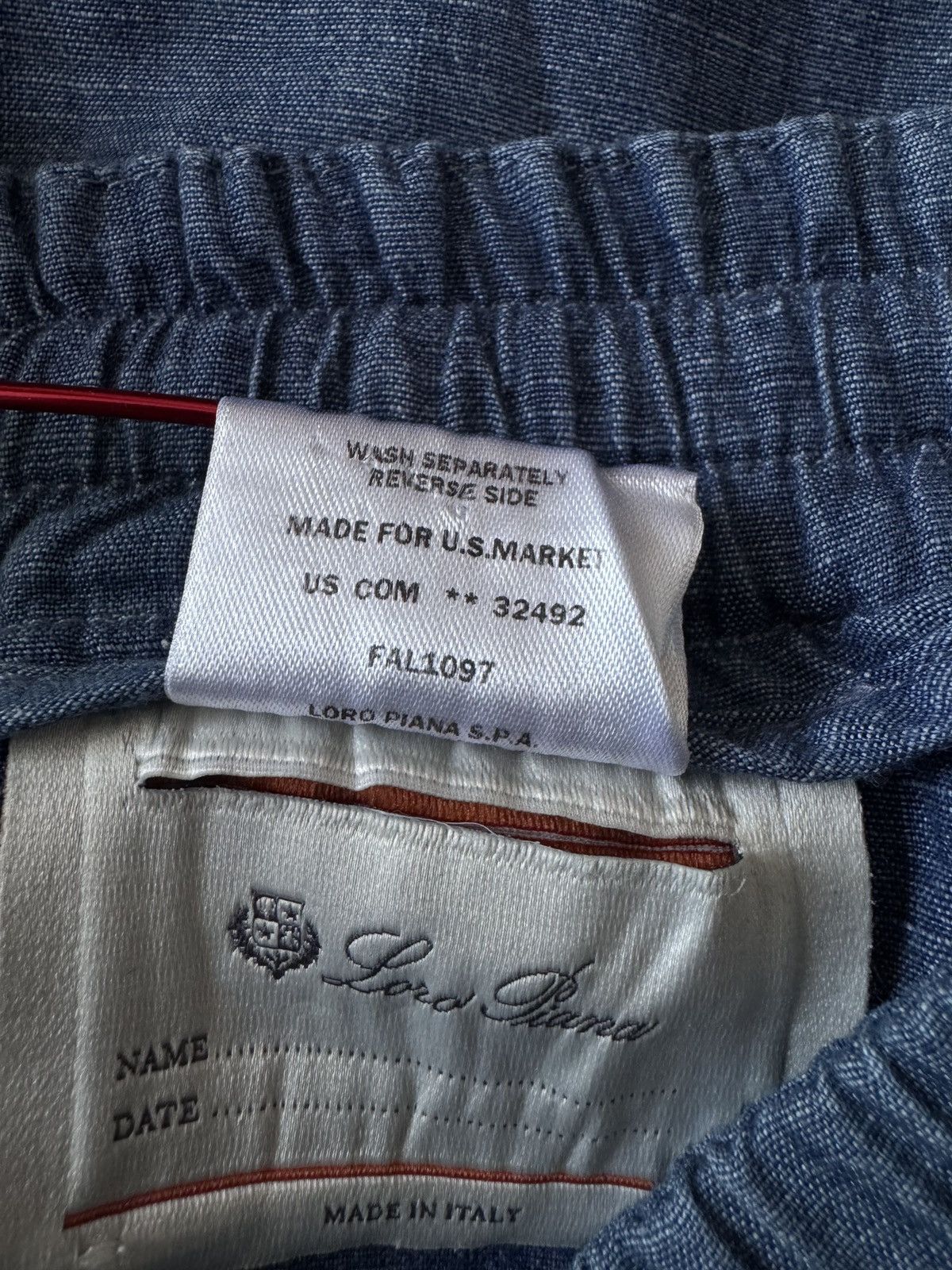 Loro Piana 🔥🔥 Loro Piana Blue Linen Pants Size US 30 / EU 46 - 8 Thumbnail