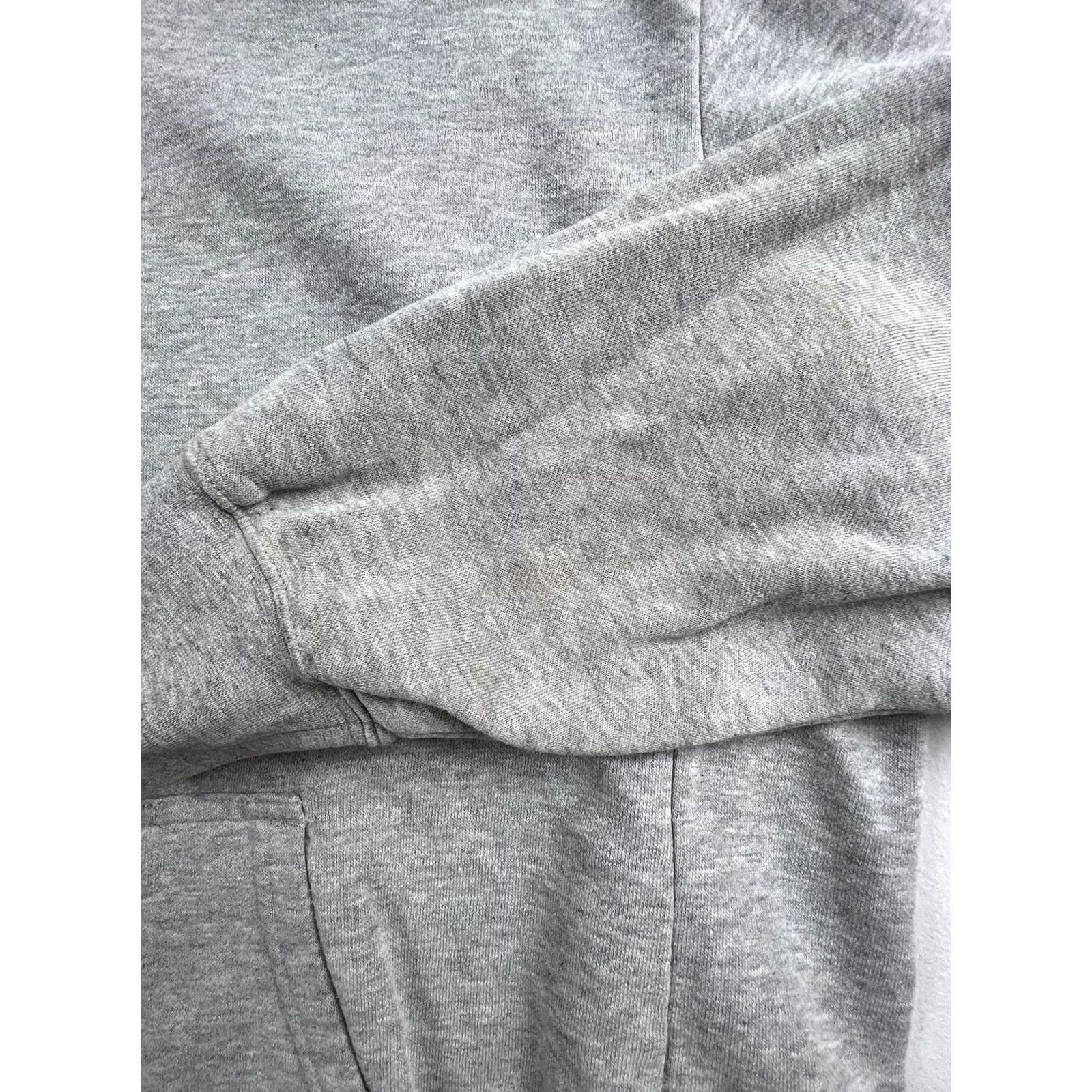 Nike Nike Hoodie Mens Large Gray Pullover Fleece Swoosh Logo Front Kangaroo Pocket Crew Neck Sweatshirt Winter Size US L / EU 52-54 / 3 - 4 Thumbnail