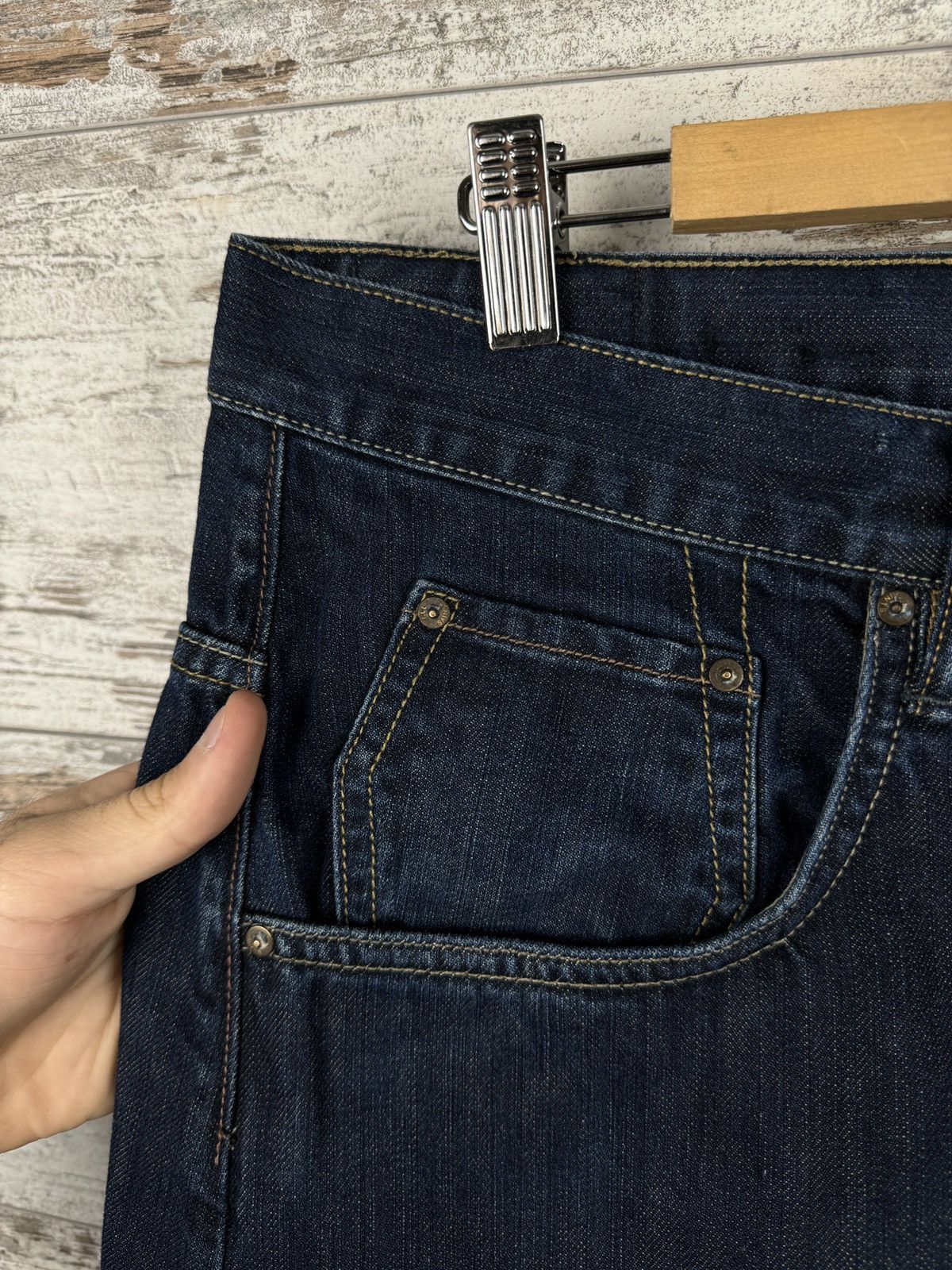 Allsaints × Japanese Brand × Vintage Mens Vintage AllSaints ES Runner denim shorts jeans luxury Size US 36 / EU 52 - 5 Thumbnail