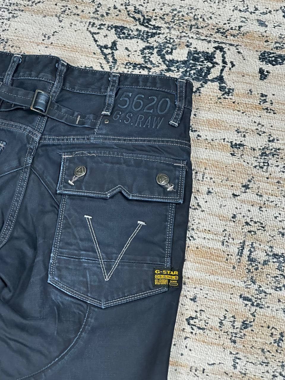 G-Star VINTAGE G-STAR RAW 3d DENIM JEANS Big Logo Size US 30 / EU 46 - 11 Thumbnail