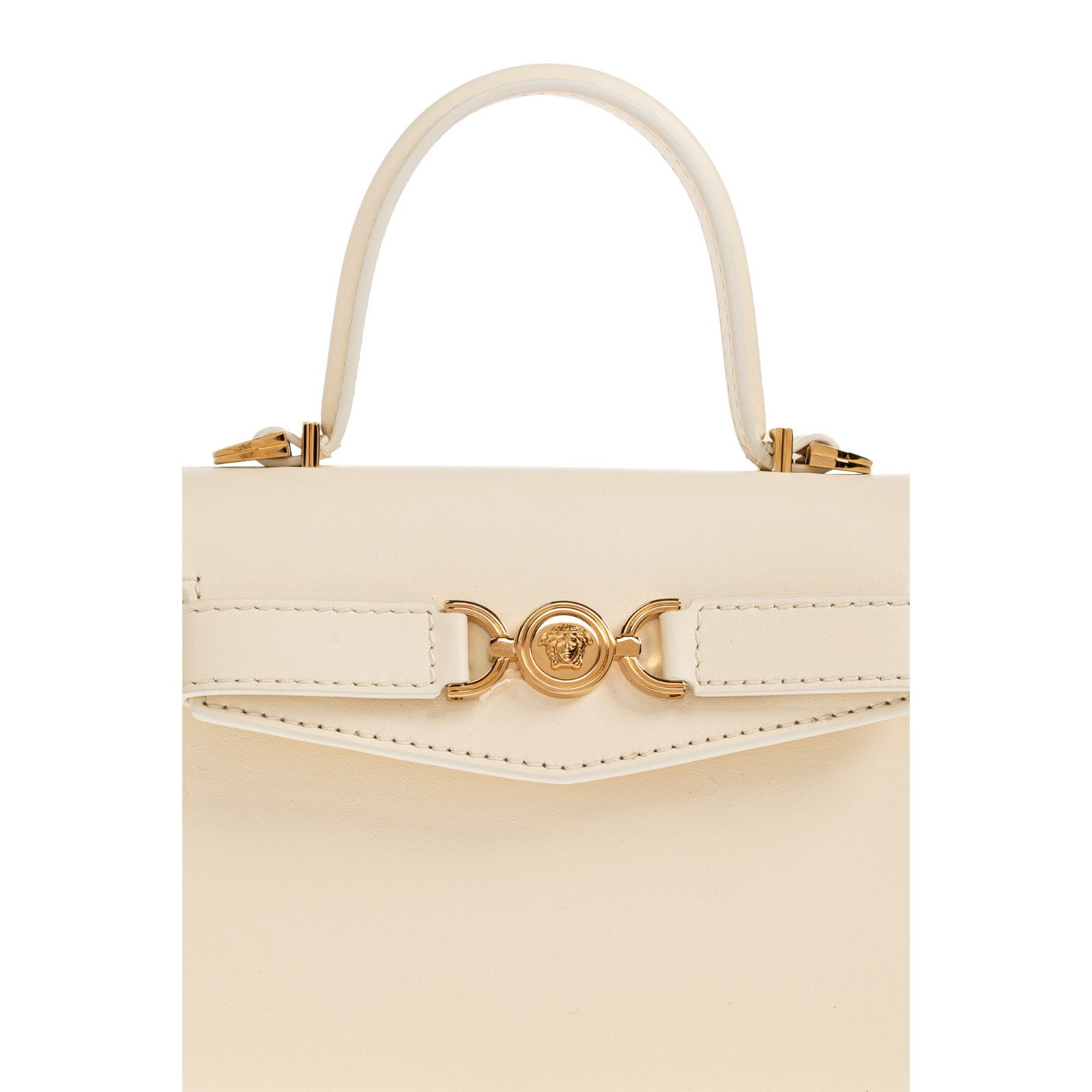 Versace VERSACE Cream Leather Top Handle Bag New & Authentic Size ONE SIZE - 5 Thumbnail