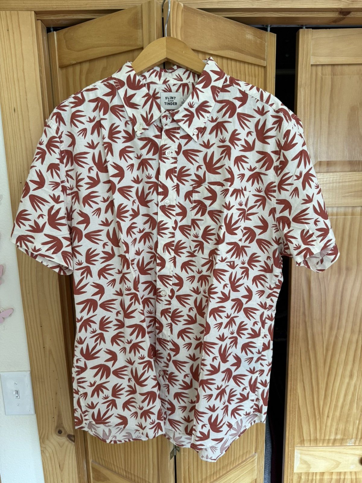 Flint And Tinder Flint and Tinder Short Sleeve Button Up Size US L / EU 52-54 / 3 - 1 Thumbnail