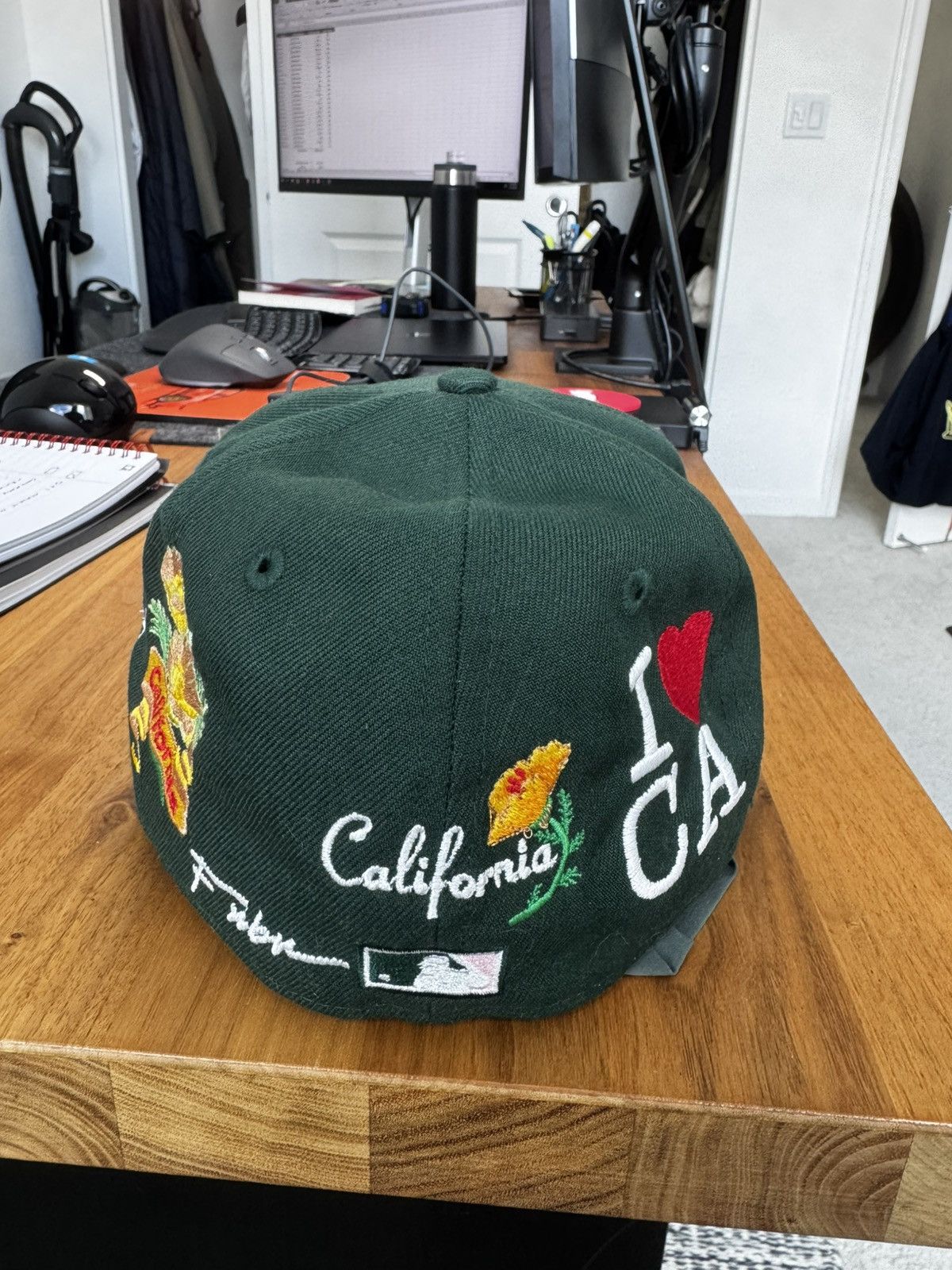 New Era Lord Fubu New Era Anaheim Angels Embroidered Hat Size ONE SIZE - 3 Thumbnail