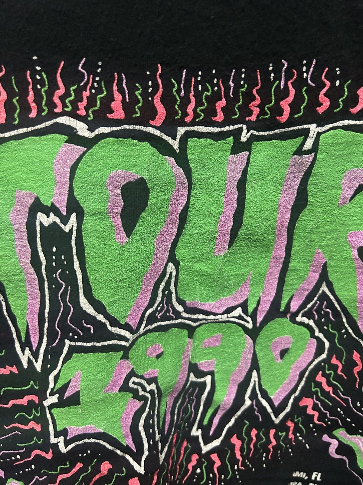 The cramps 1990 tour tshirt
