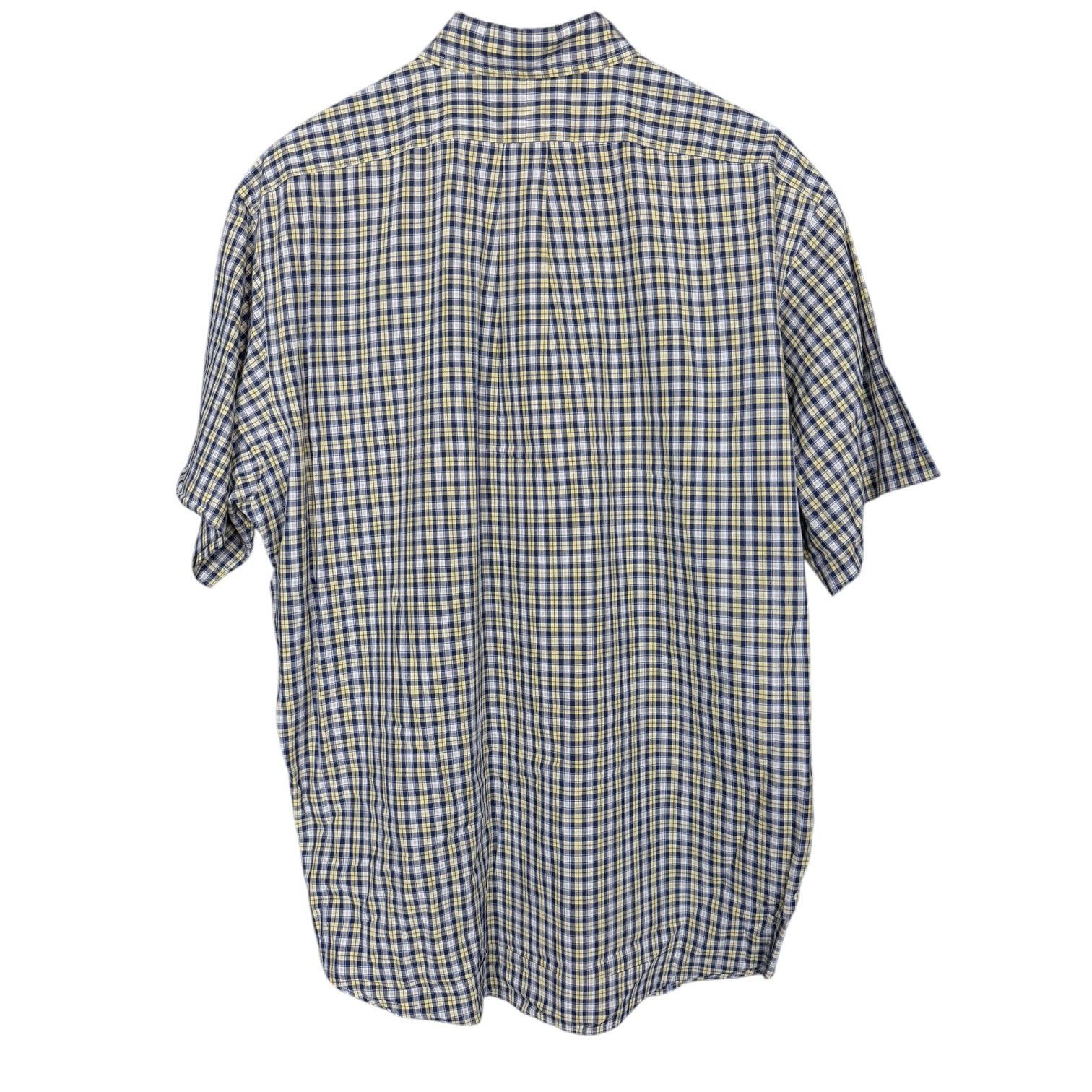 Polo Ralph Lauren Vtg Ralph Lauren Men's Blake Yellow Short Sleeve Button Up L Size US L / EU 52-54 / 3 - 6 Thumbnail