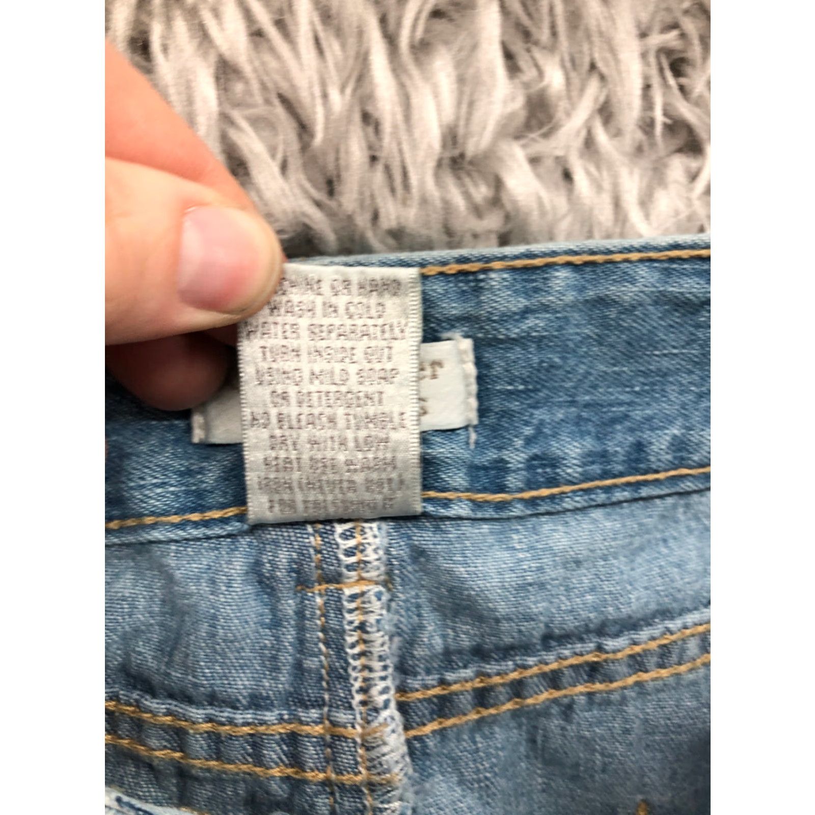 Vintage VINTAGE Christopher & Banks Skirt Womens 4 A-Line Knee Length Denim Medium Wash Blue Cotton Jeans? Size 27" / US 4 / IT 40 - 8 Thumbnail
