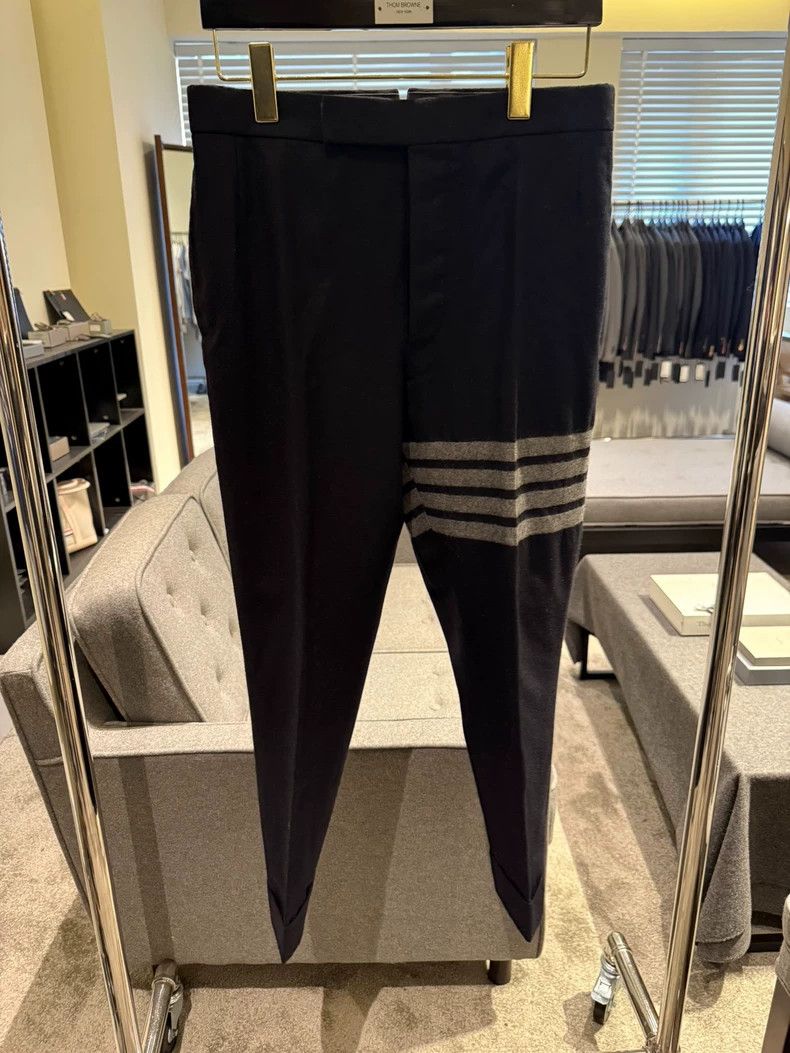 Thom Browne Thom Browne Classic High-Waisted Trousers-dmc Size US 30 / EU 46 - 1 Thumbnail