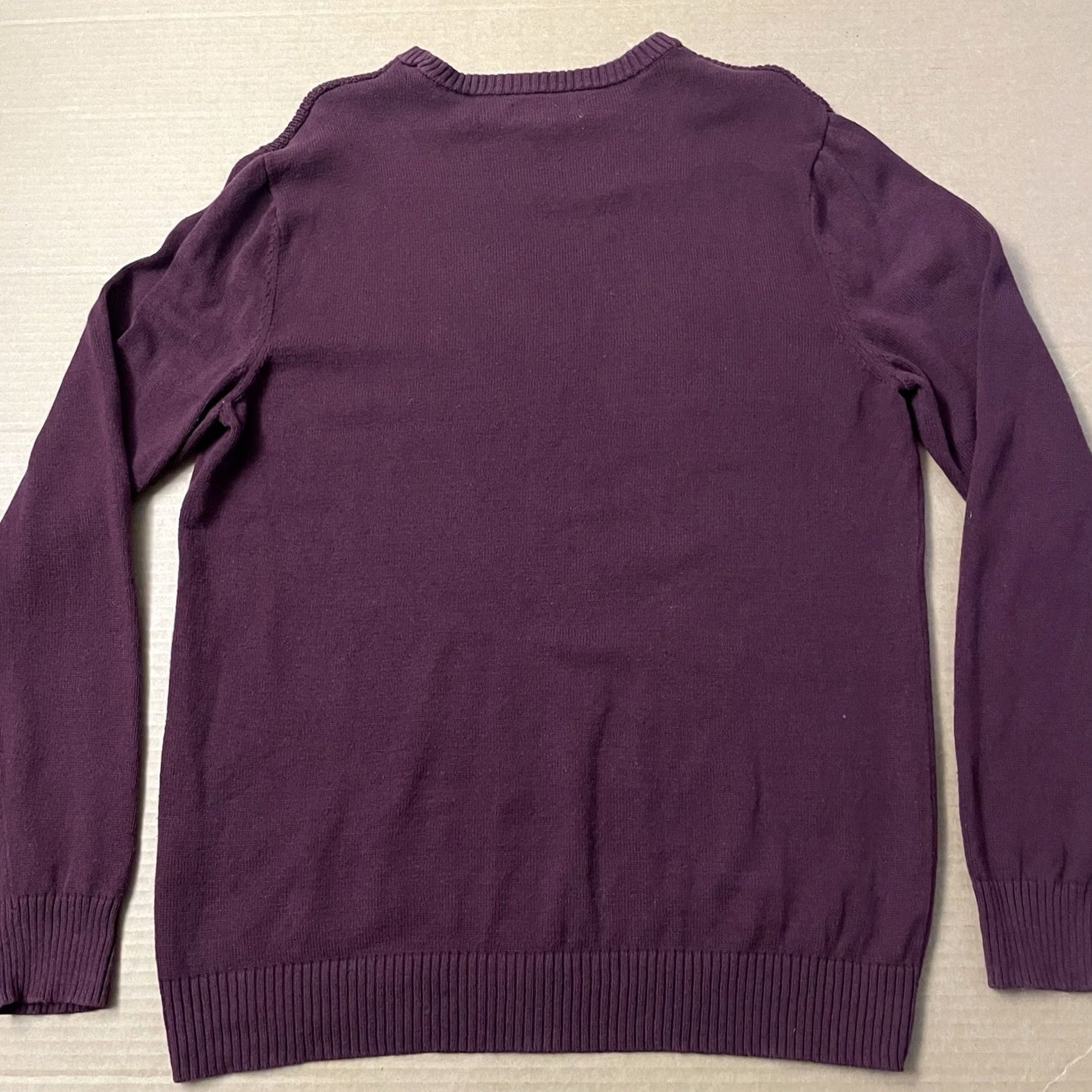 Club Room Club Room Knit Sweater Men's Large Red Burgundy Pullover Crewneck Knitwear, Casual, Preppy, Pullover, Wool? Size US L / EU 52-54 / 3 - 3 Thumbnail