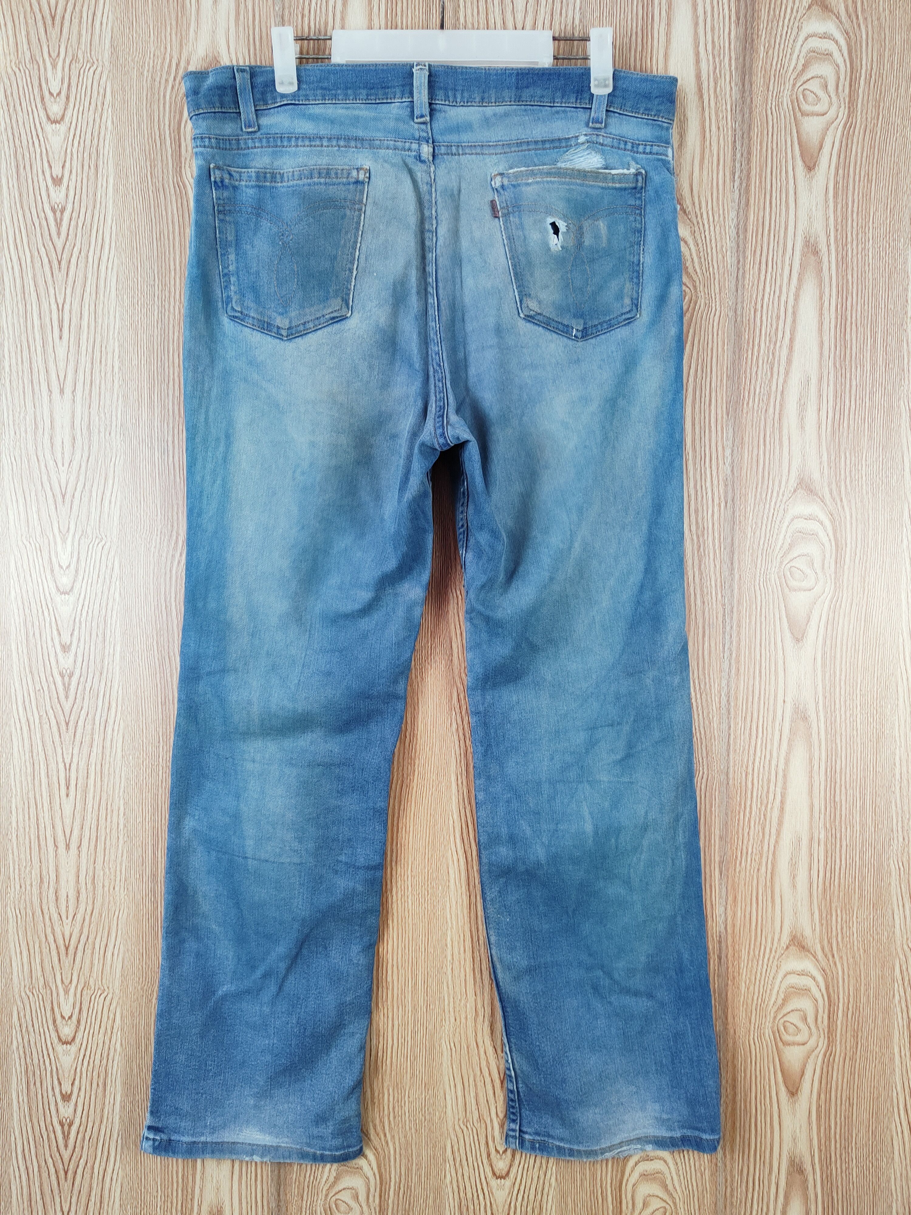 Levi's Levi's Blue Distressed Ripped Jeans #W780 Size US 36 / EU 52 - 7 Thumbnail